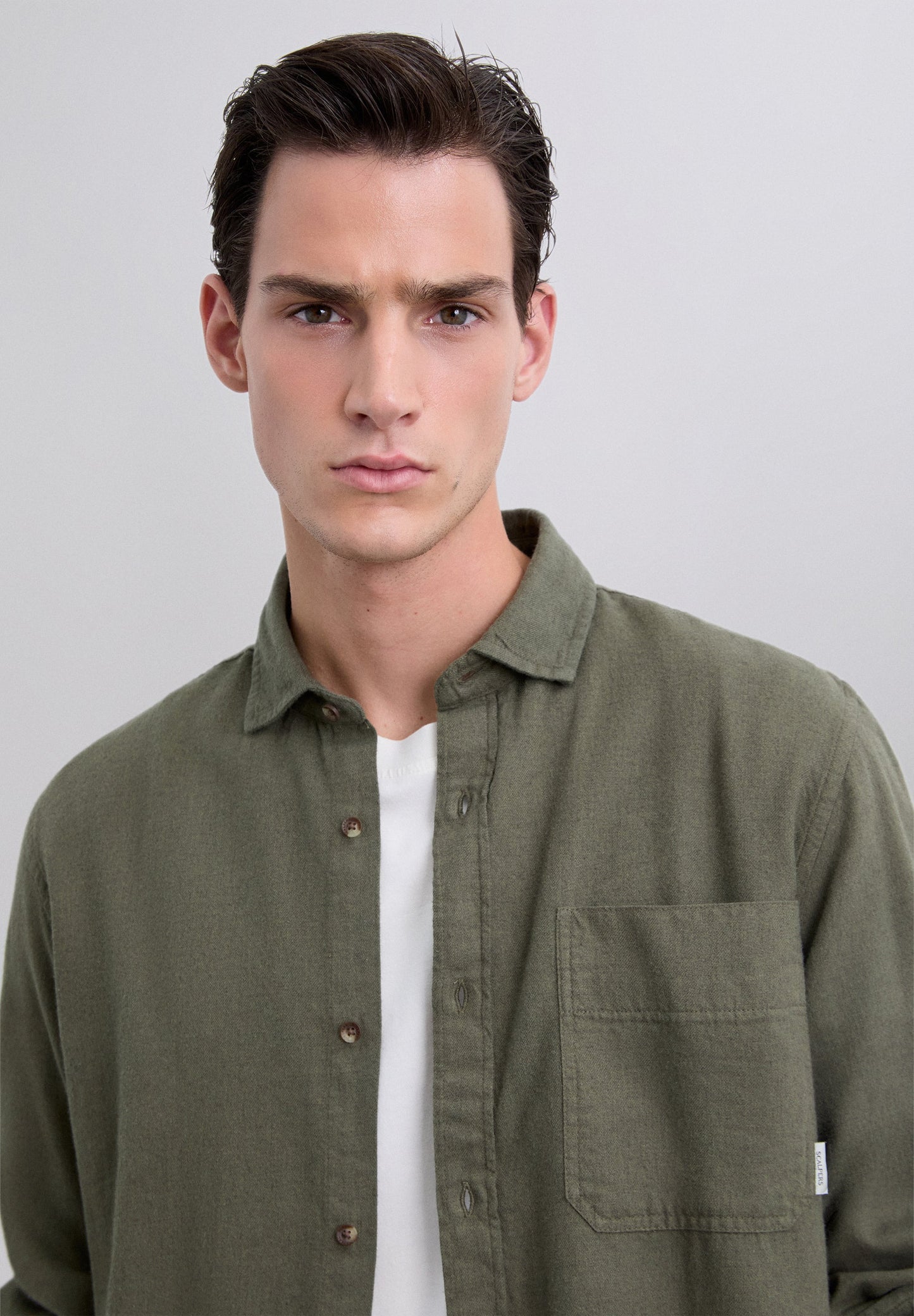 REGULAR FIT OVERSHIRT WITH POCKET