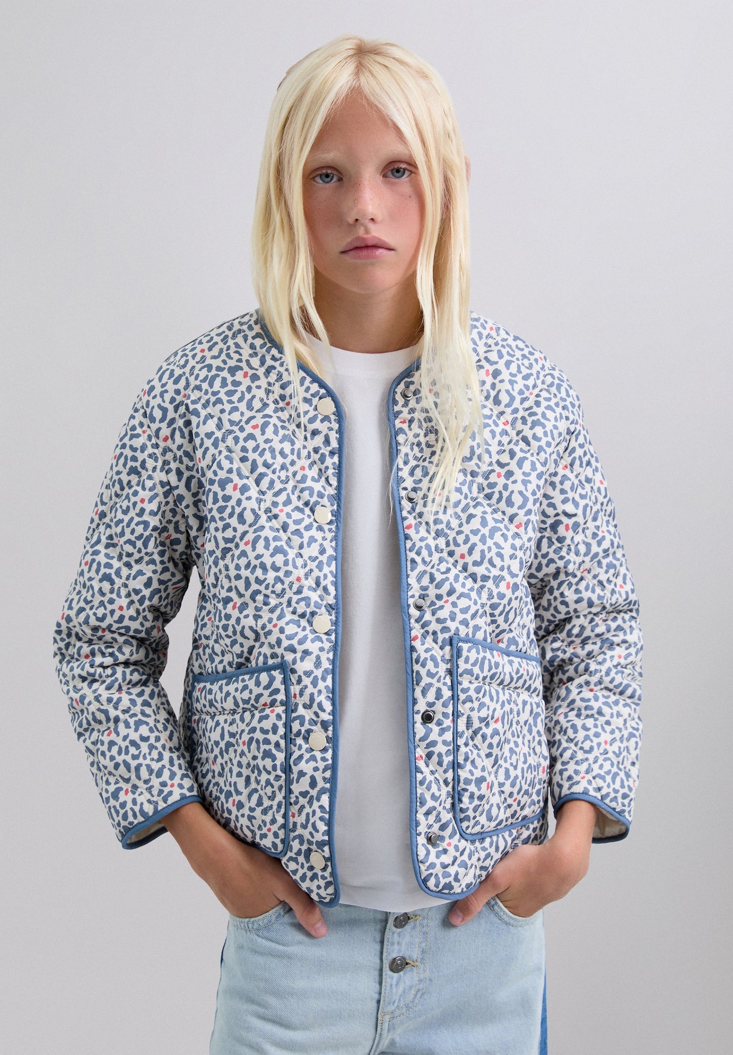 ANIMAL PRINT PUFFER JACKET