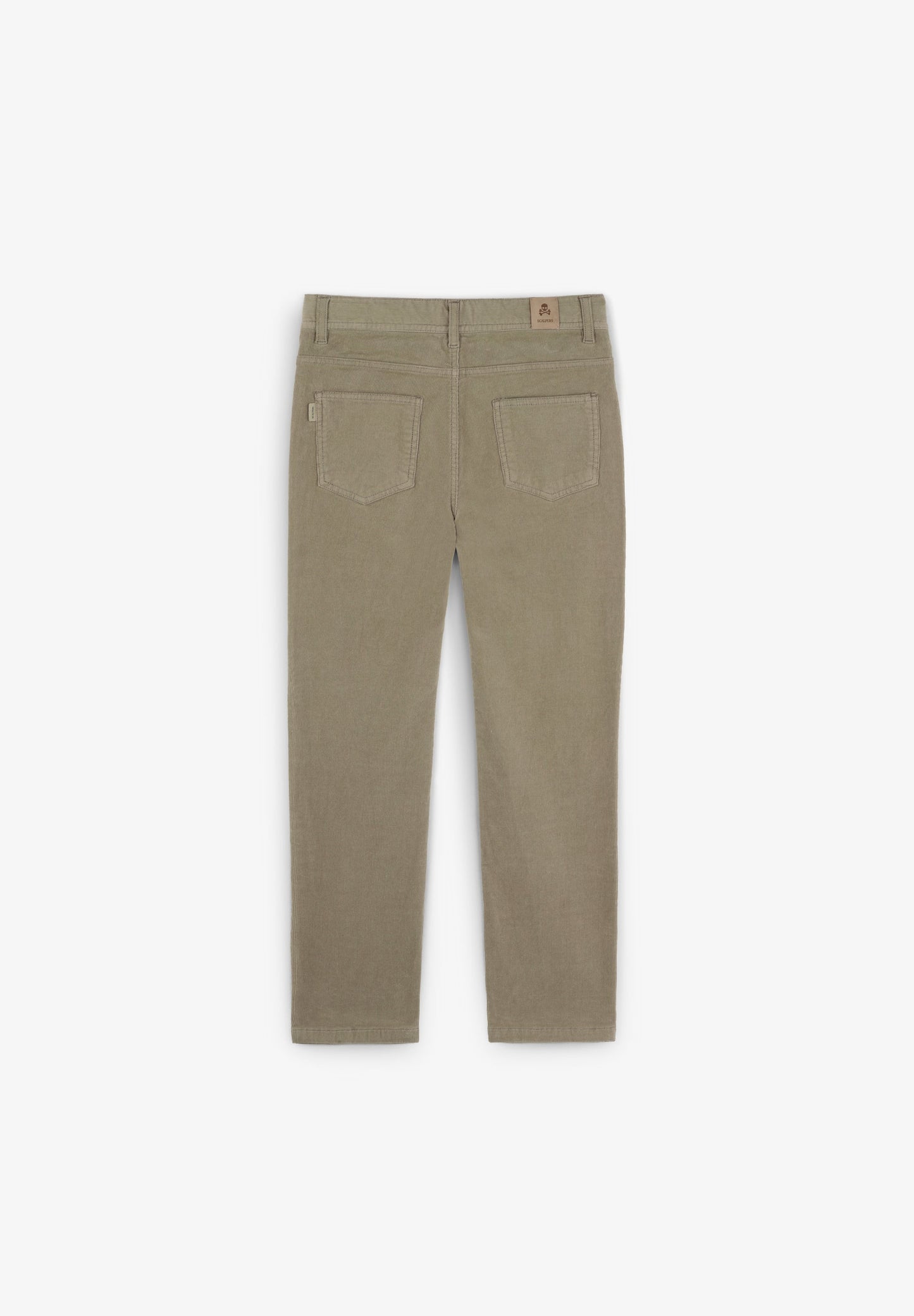 FIVE-POCKET MICRO CORDUROY TROUSERS