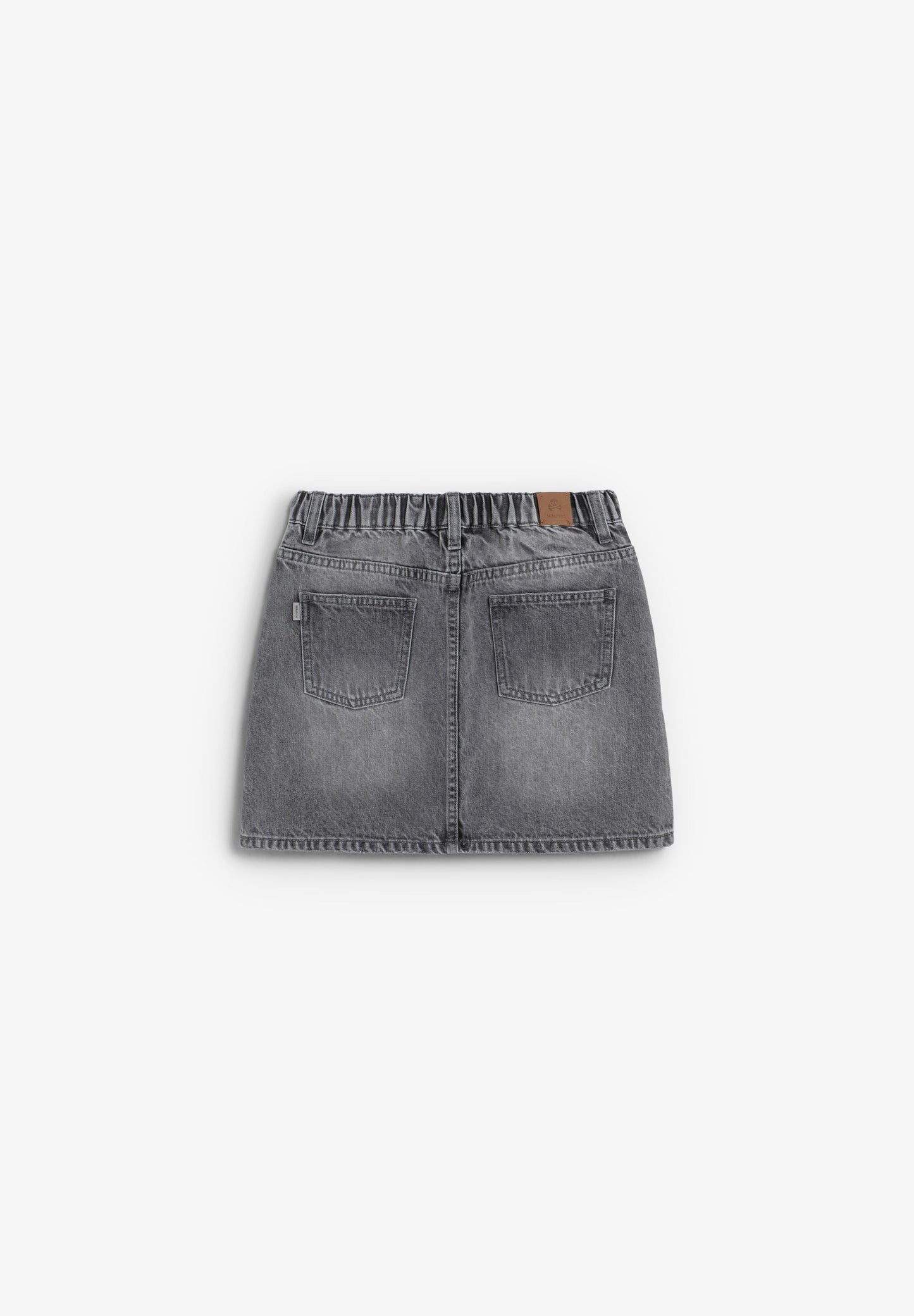 DENIM MINI SKIRT WITH STUDS