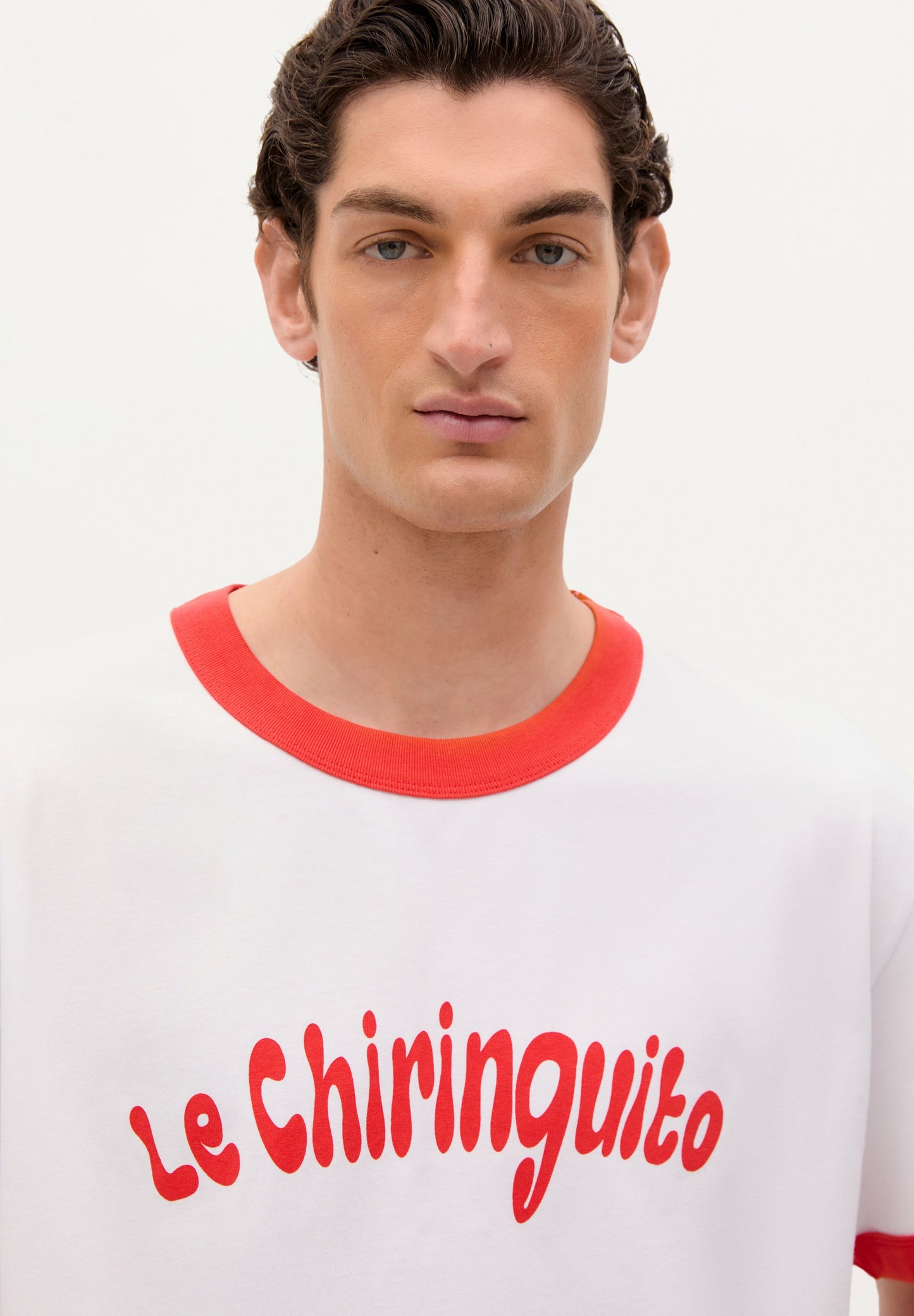 FRONT CONTRAST PRINT T-SHIRT | LE CHIRINGUITO