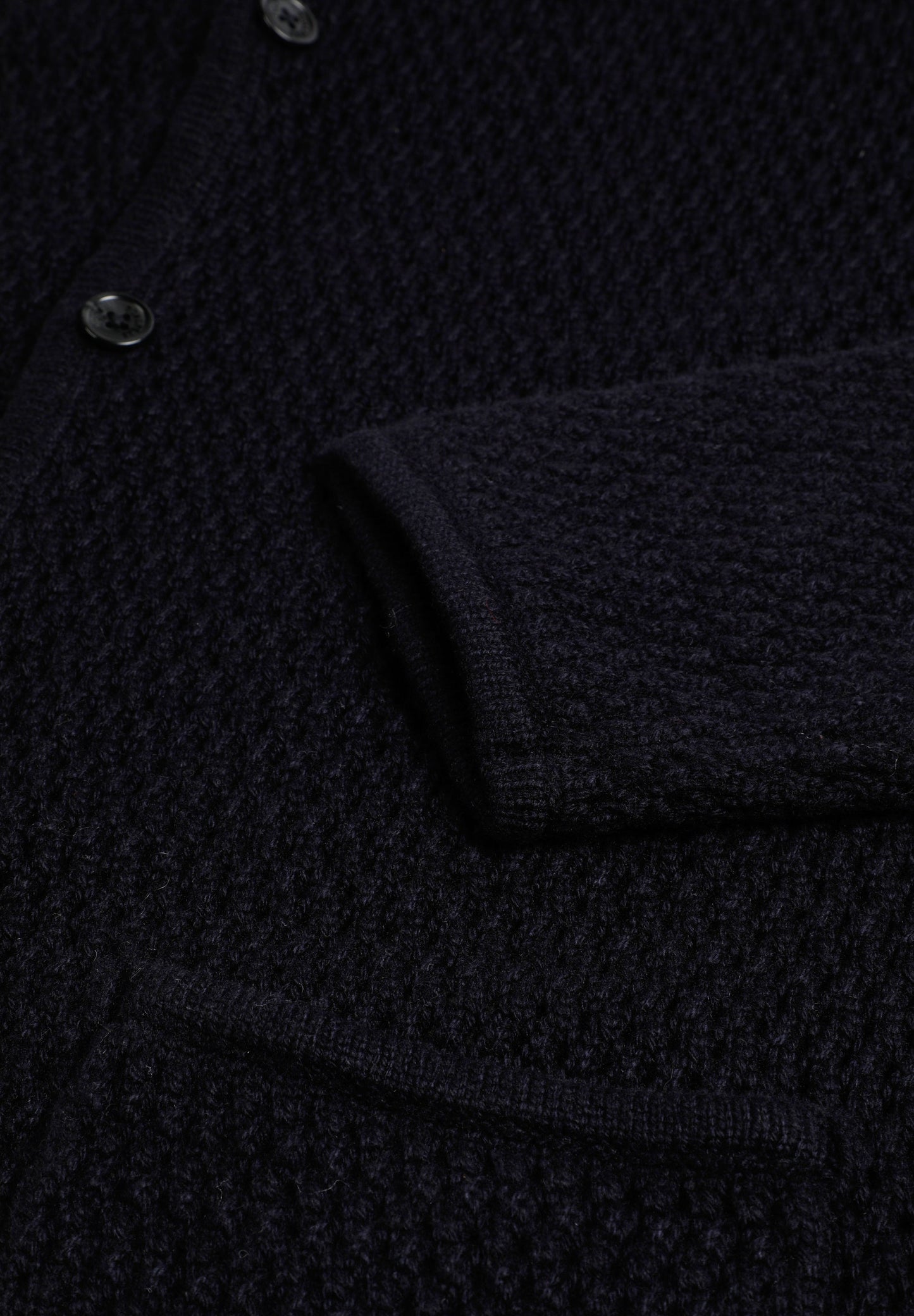 COLLARED WOOL CARDIGAN