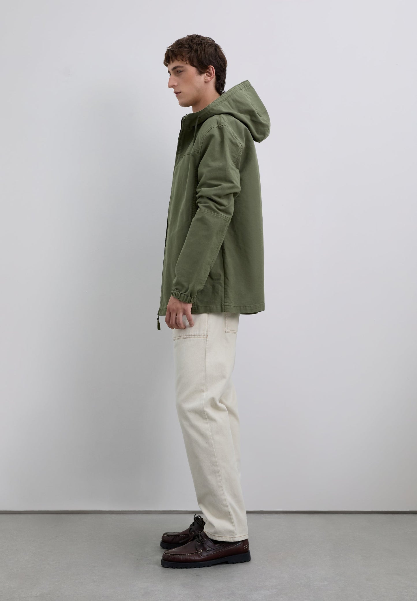 COTTON JACKET WITH HOOD