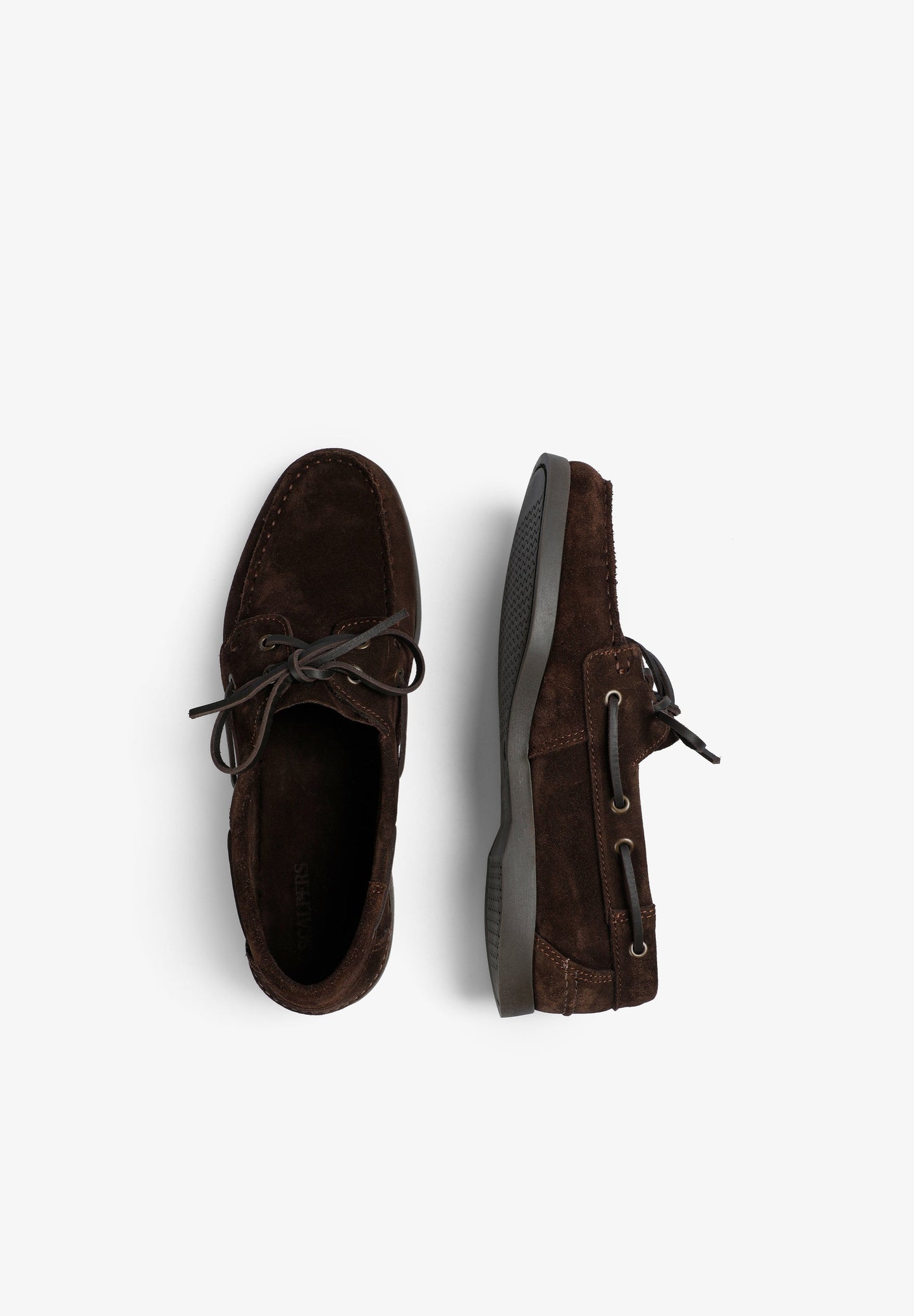 PLAIN LEATHER DECK SHOES