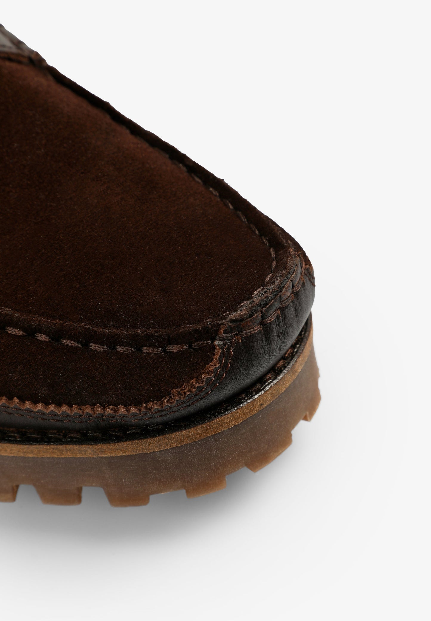 LEATHER SHOES WITH TRACK SOLES