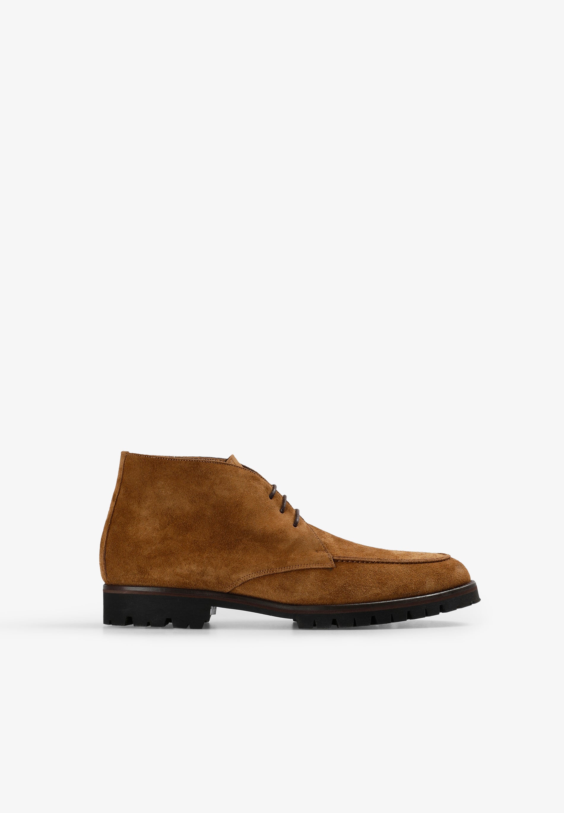 SUEDE VIBRAM® SOLE ANKLE BOOTS