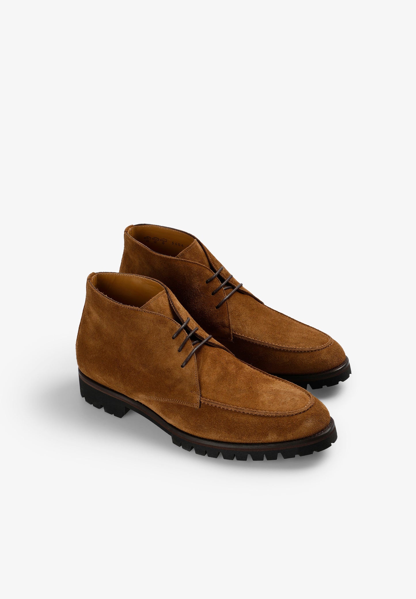 SUEDE VIBRAM® SOLE ANKLE BOOTS