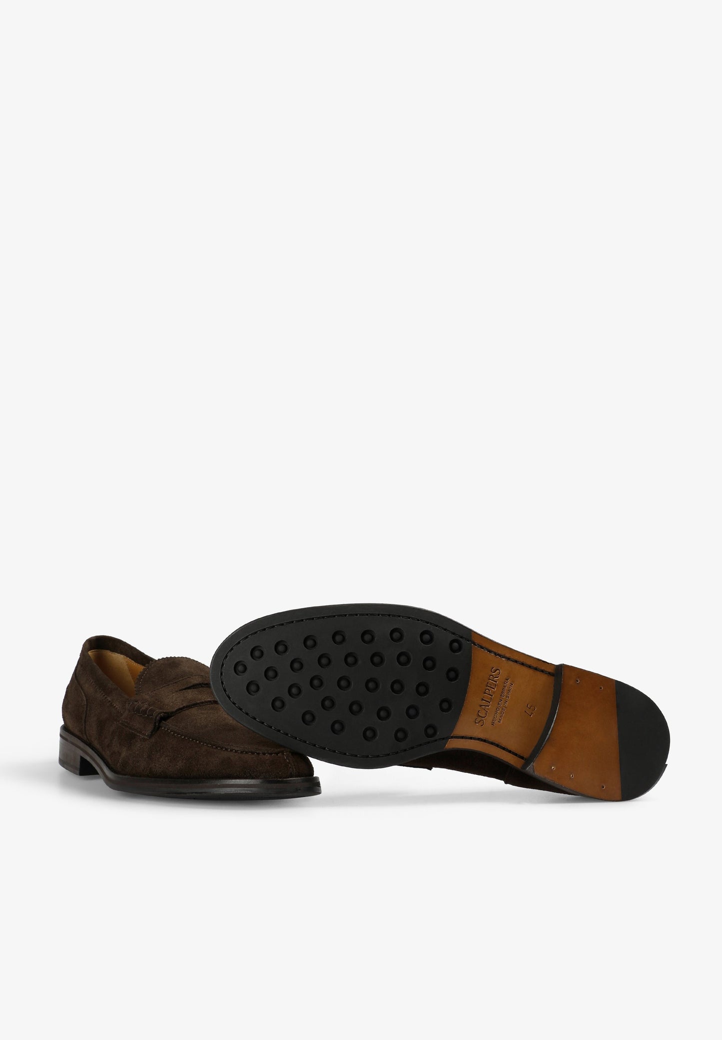 SUEDE PENNY LOAFERS