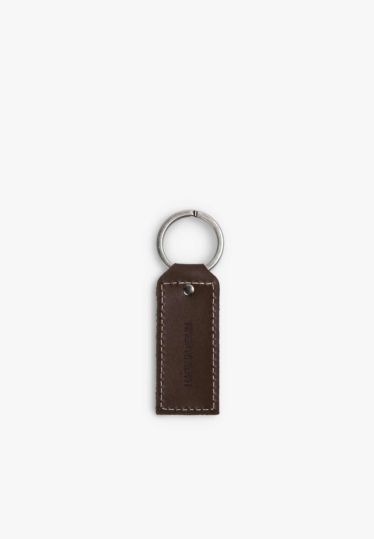LEATHER KEYCHAIN ENGRAVED WITH LOGO