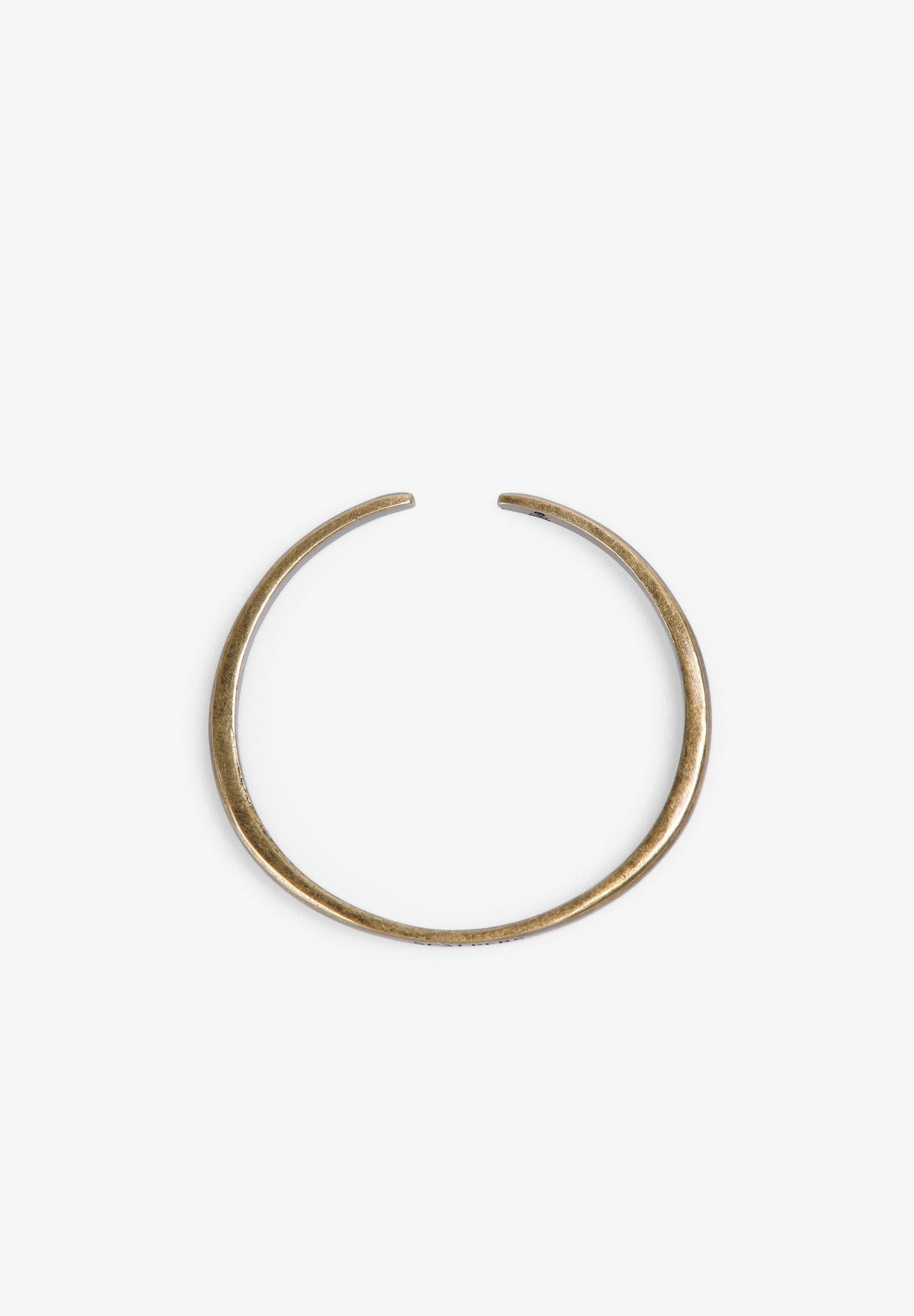 LOGO BRACELET OLD GOLD FINISH