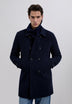 DOUBLE BREASTED WOOL COAT
