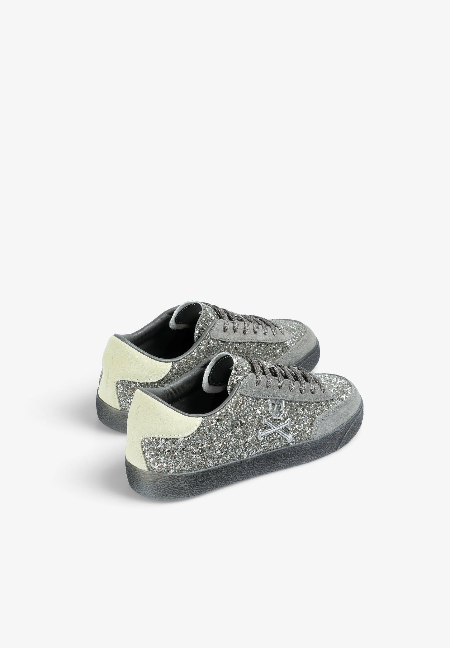 GLITTER SKULL SNEAKERS