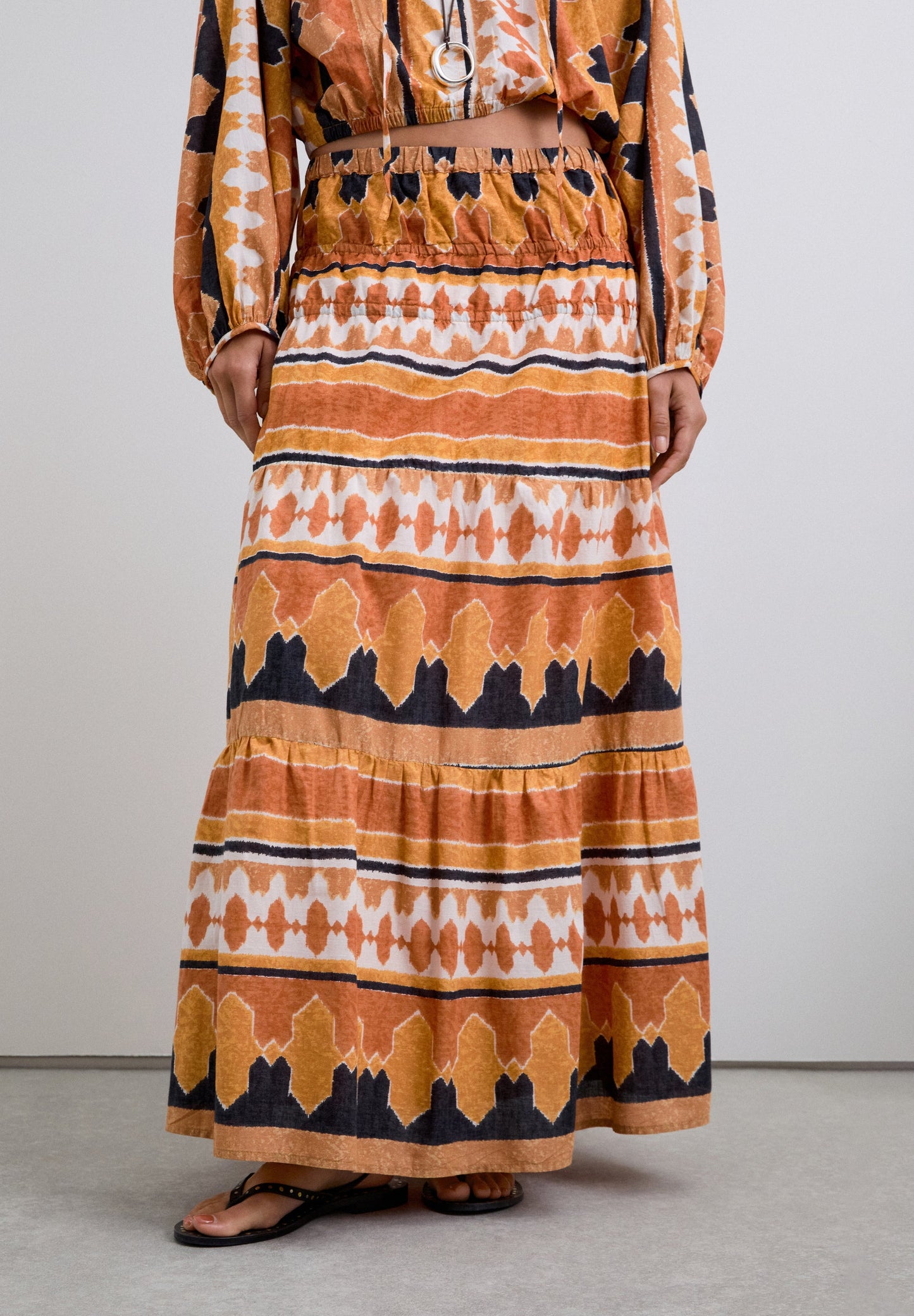 LONG ETHNIC SKIRT