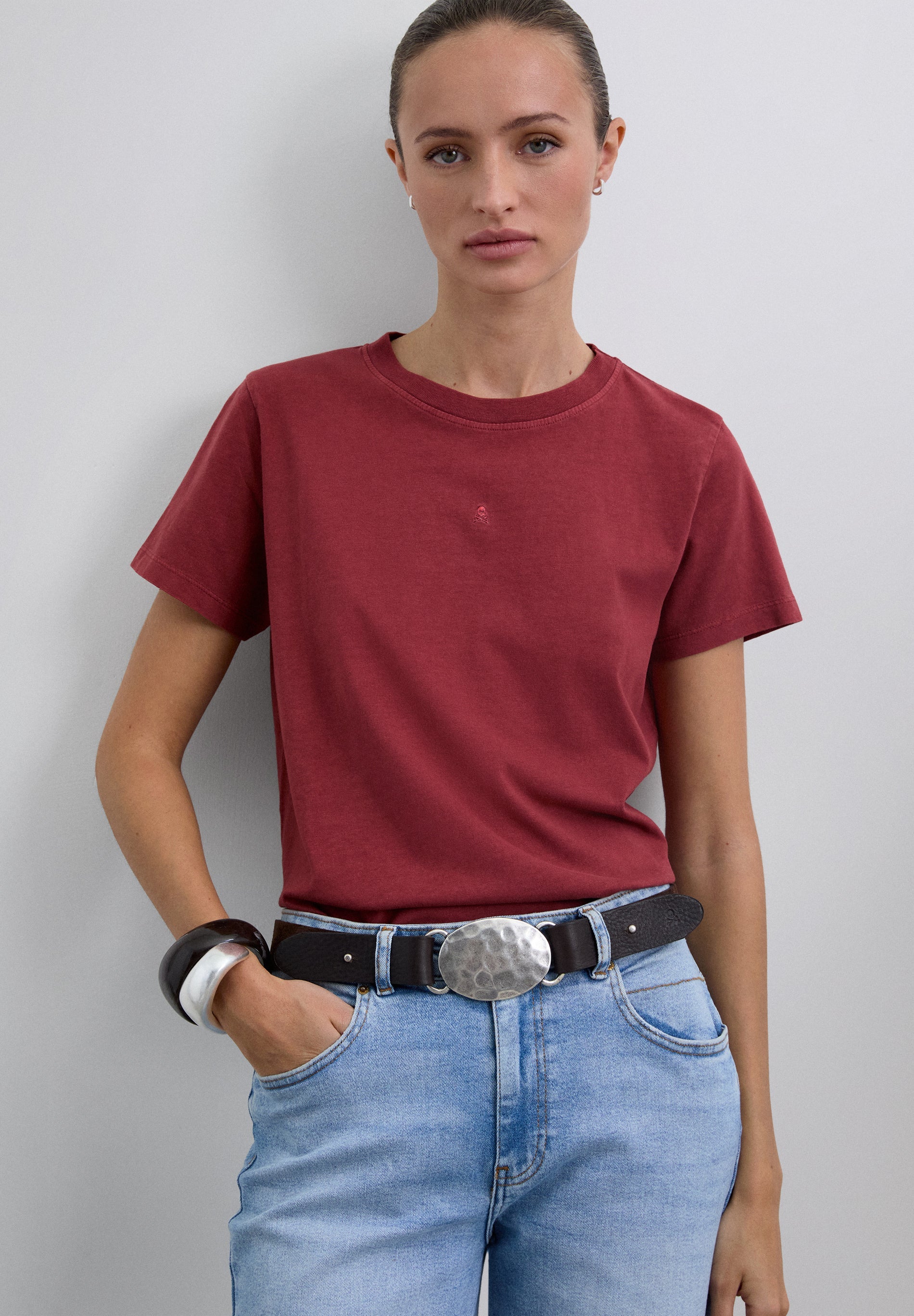 BASIC SKULL T-SHIRT