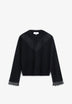LACE DETAIL SWEATER