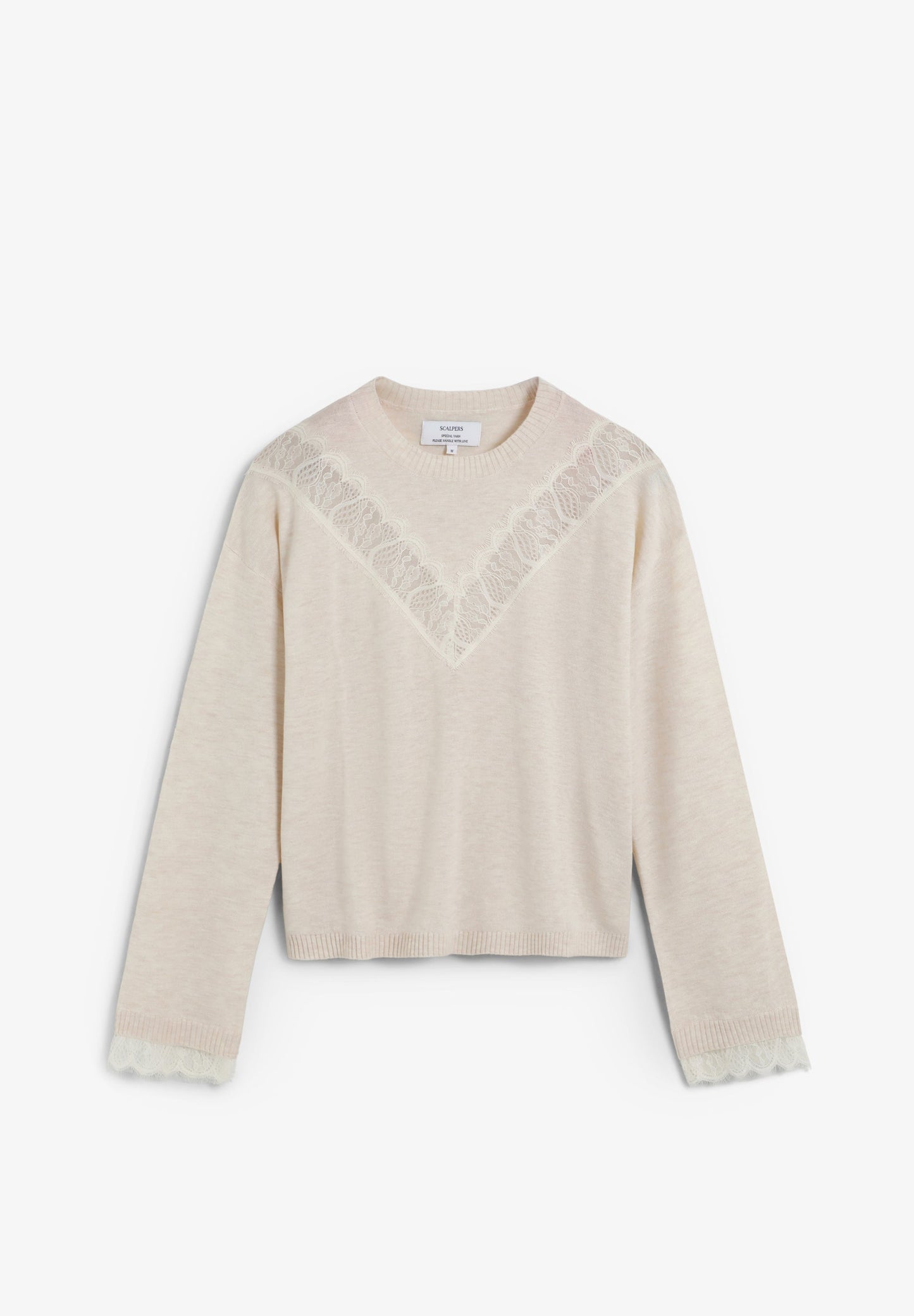 LACE DETAIL SWEATER