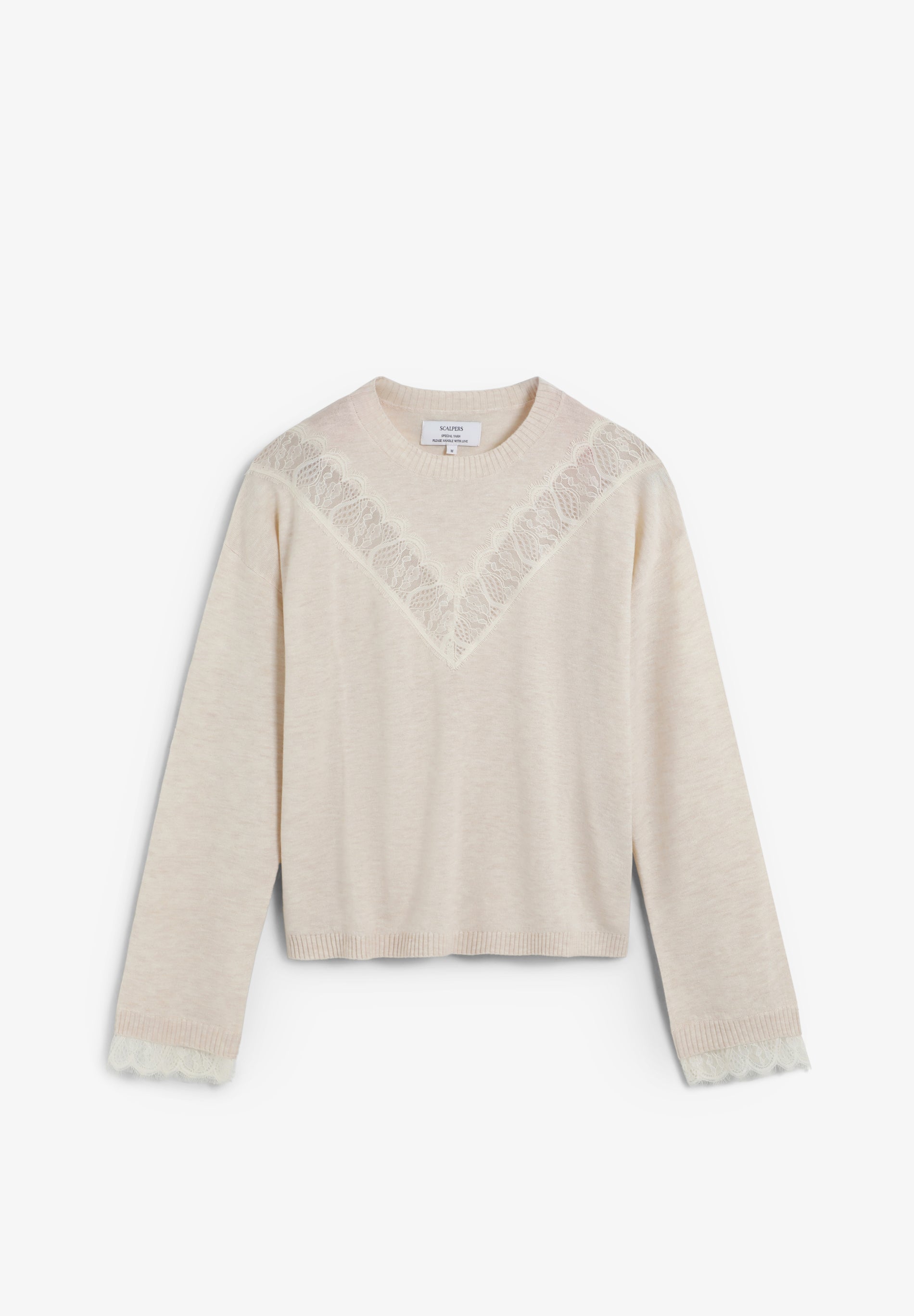 LACE DETAIL SWEATER