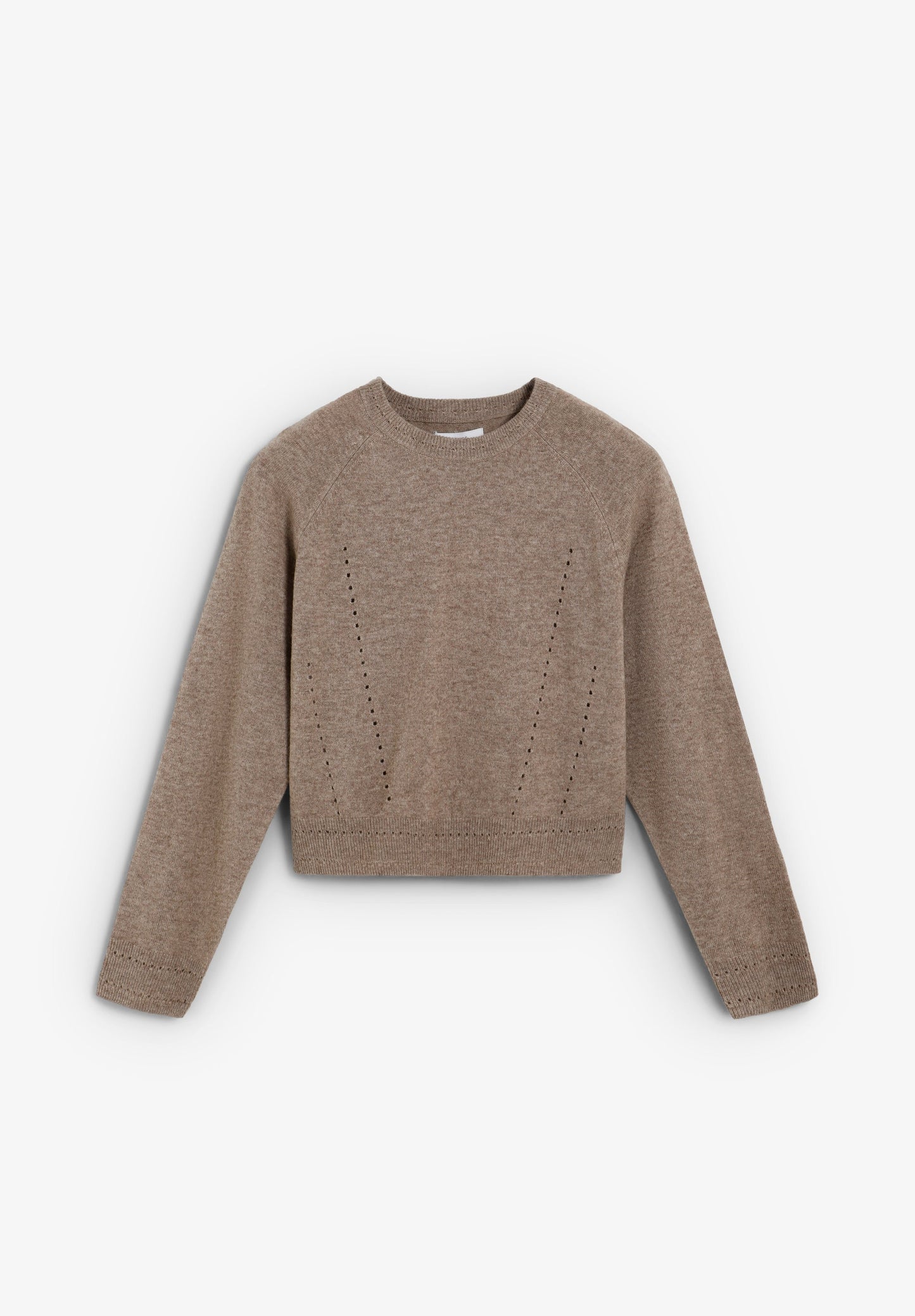 WOOL SWEATER WITH MINI CUTOUTS