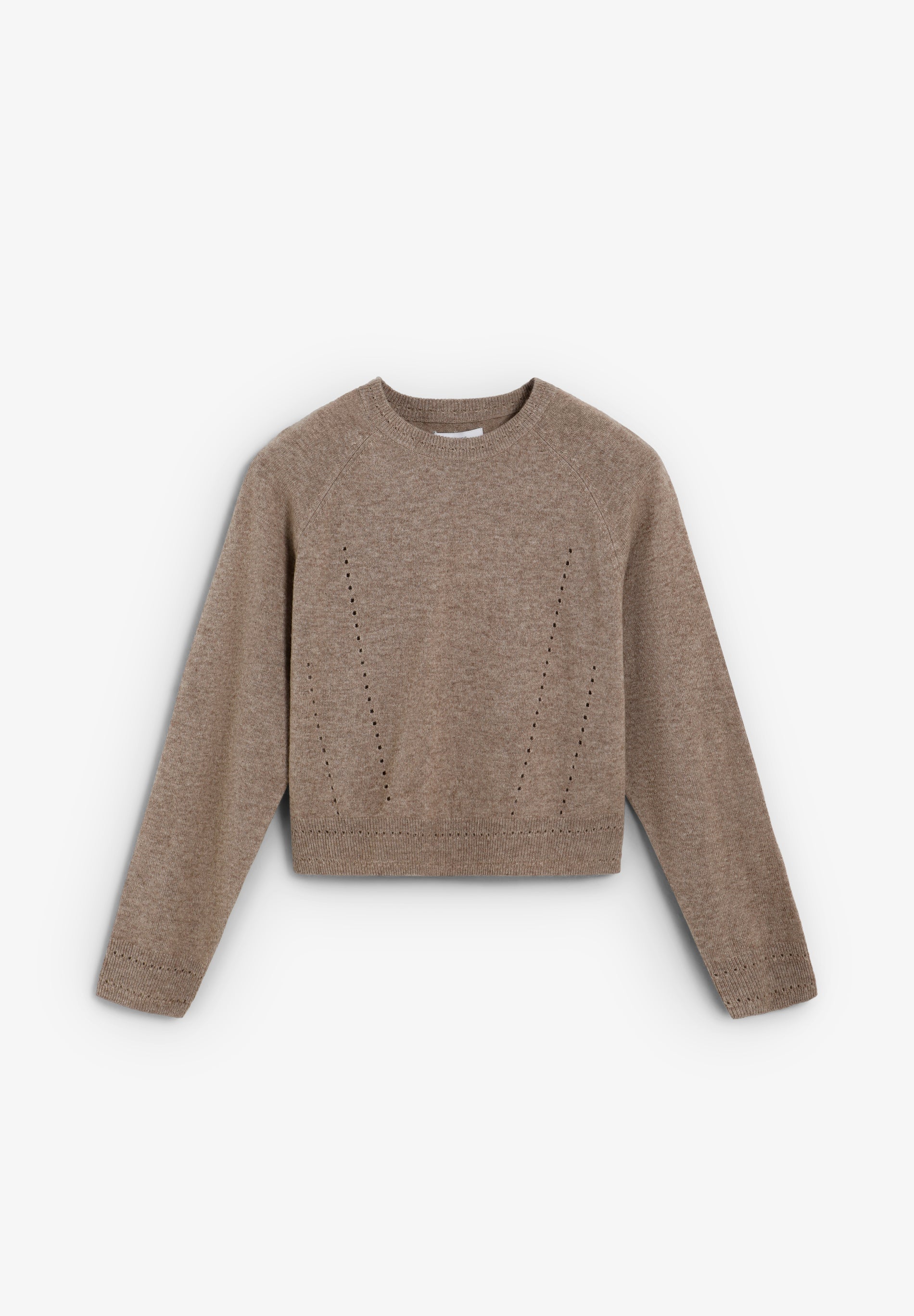 WOOL SWEATER WITH MINI CUTOUTS