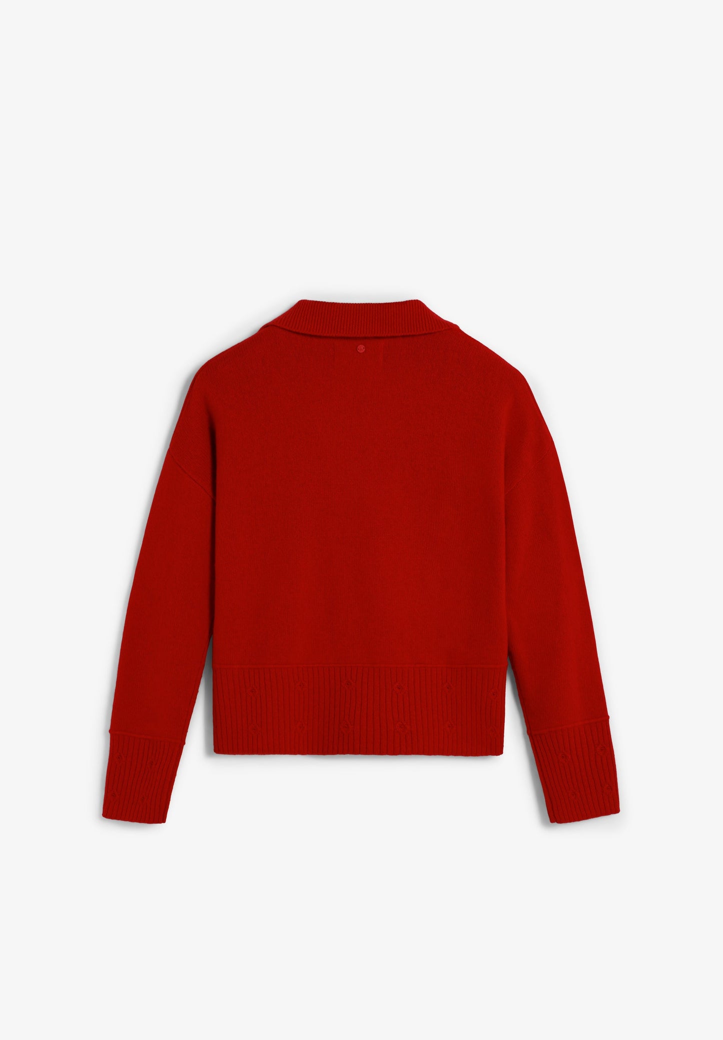POLO JUMPER WITH EMBOSSED DETAILS