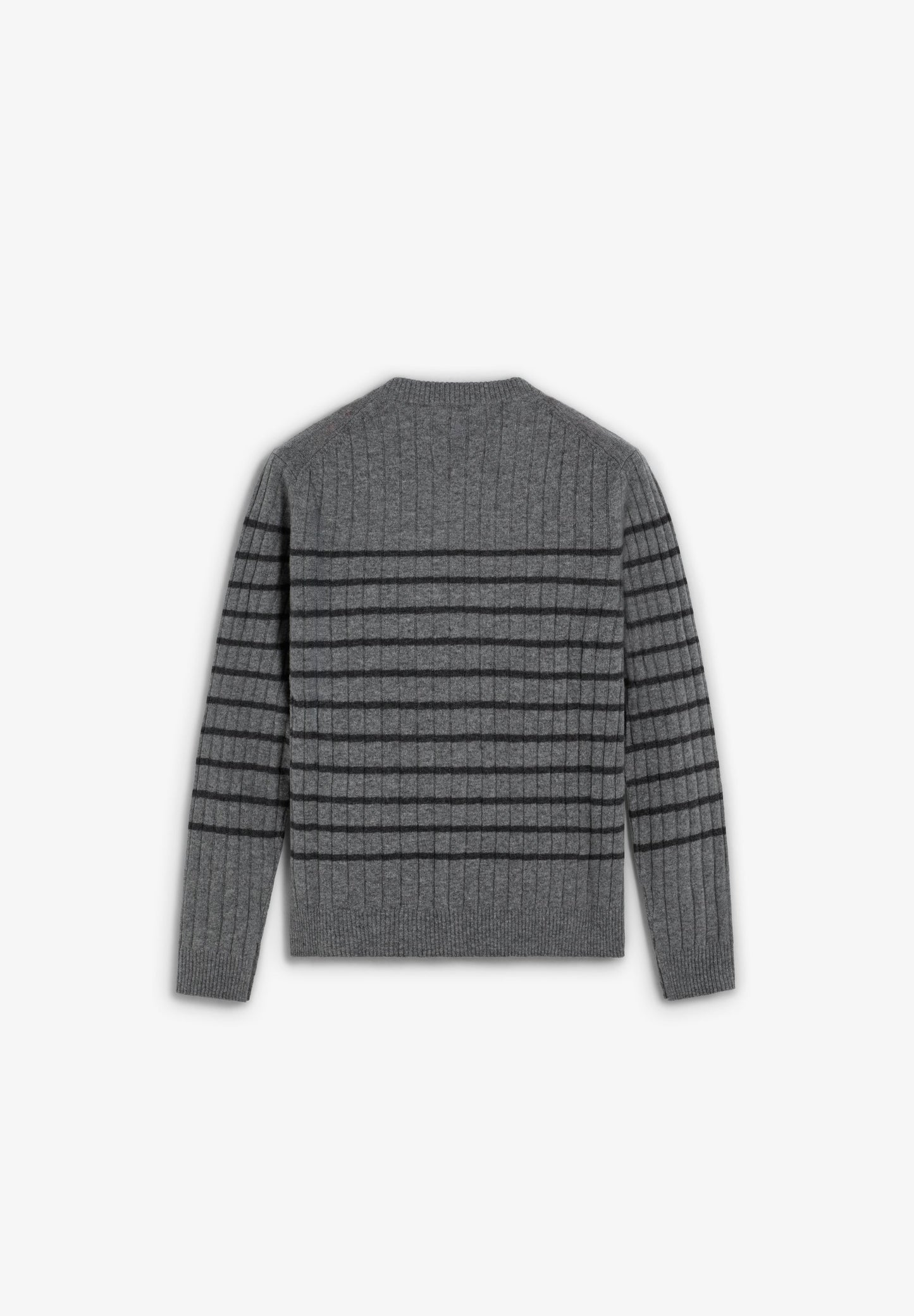 STRIPED RIBBED SWEATER