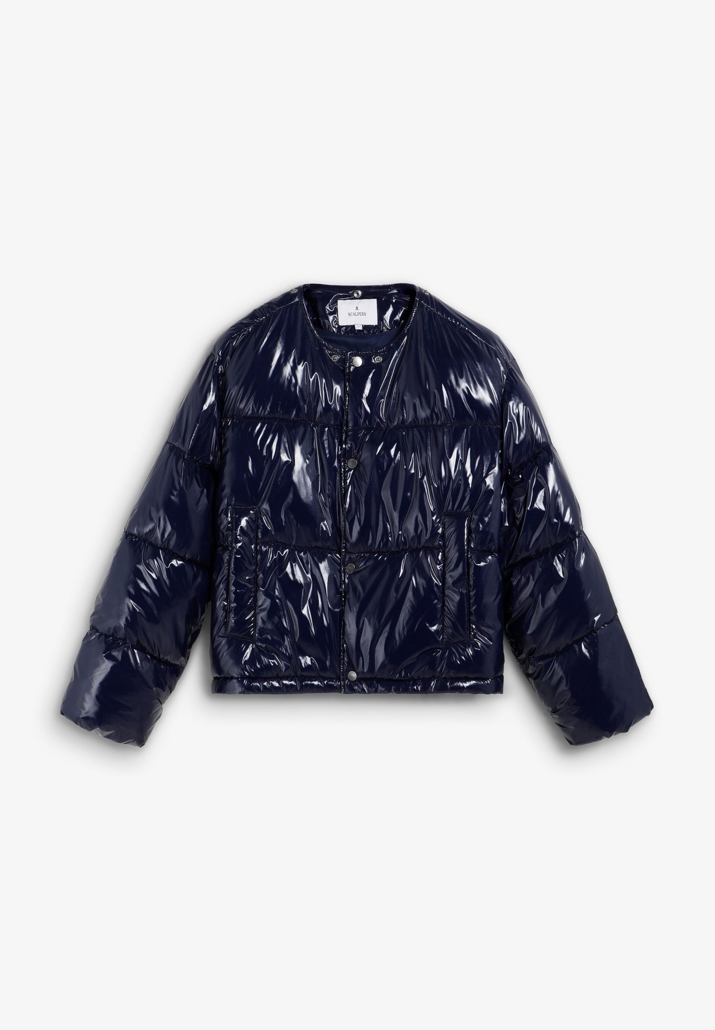 SCSHINNY COLAR PUFFER JACKET