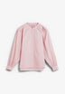 POPLIN PUFF SLEEVE SHIRT