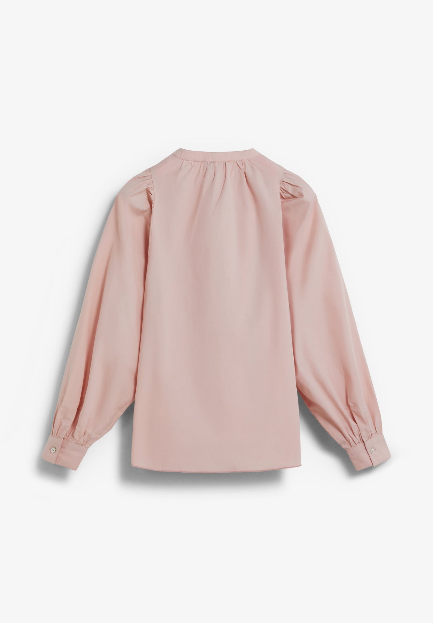 POPLIN PUFF SLEEVE SHIRT