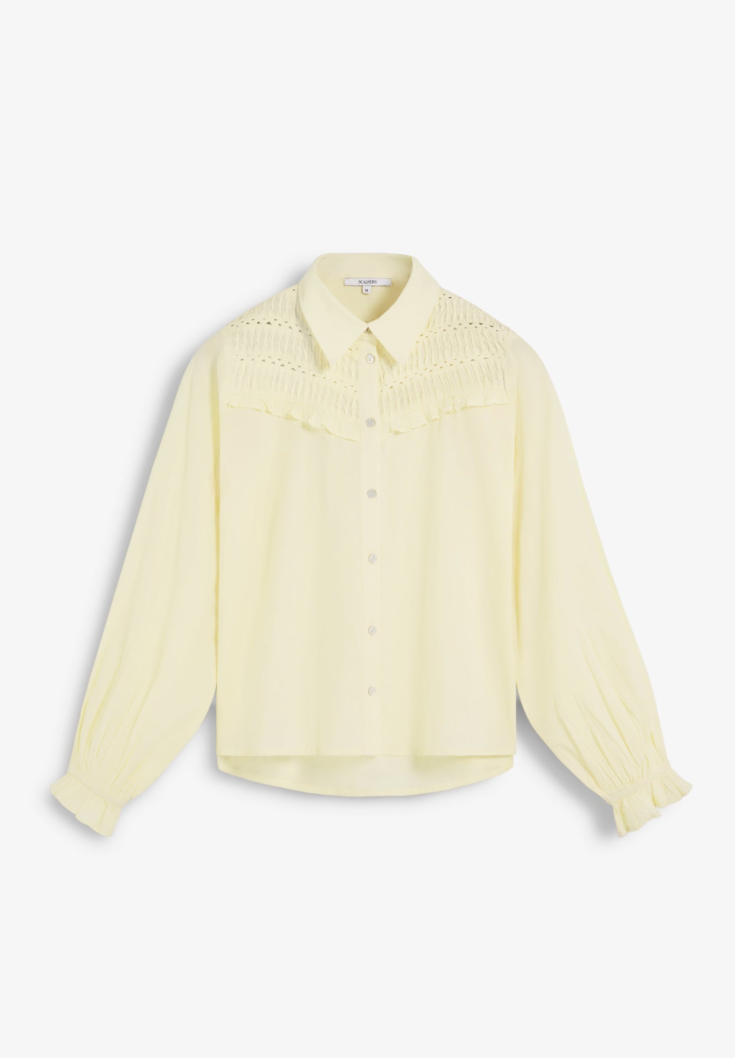 BLOUSE WITH YOKE DETAIL