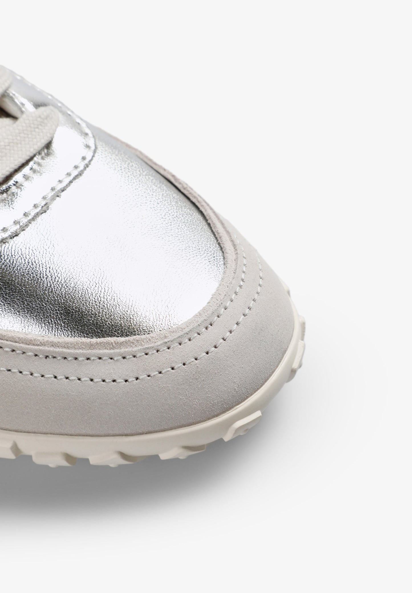 METALLIC LOGO SNEAKERS