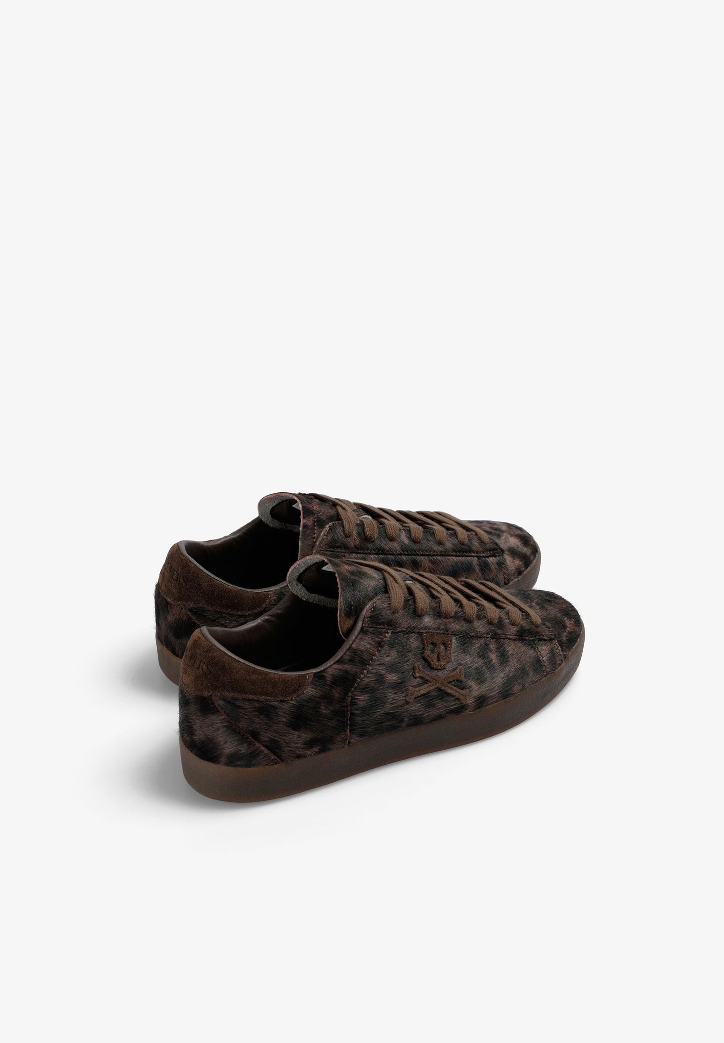 ANIMAL PRINT LEATHER SNEAKERS