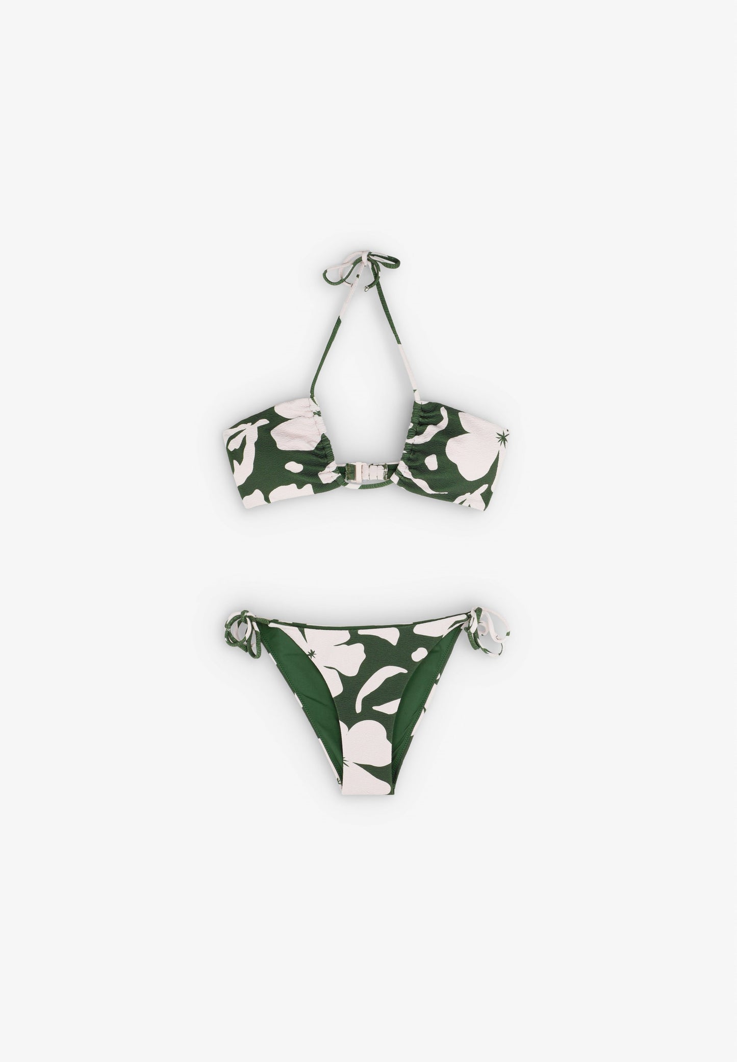 FLORAL HALTY BIKINI BOTTOM WITH TIES | ROBIN X SCALPERS