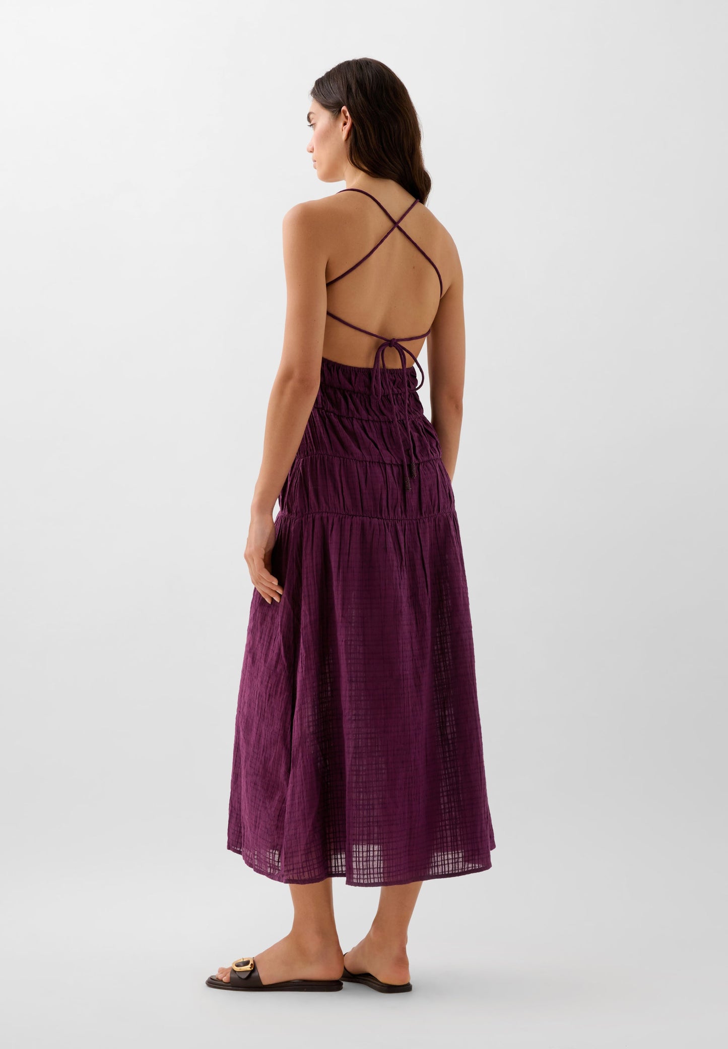 FLOWING MIDI DRESS | ROBIN X SCALPERS