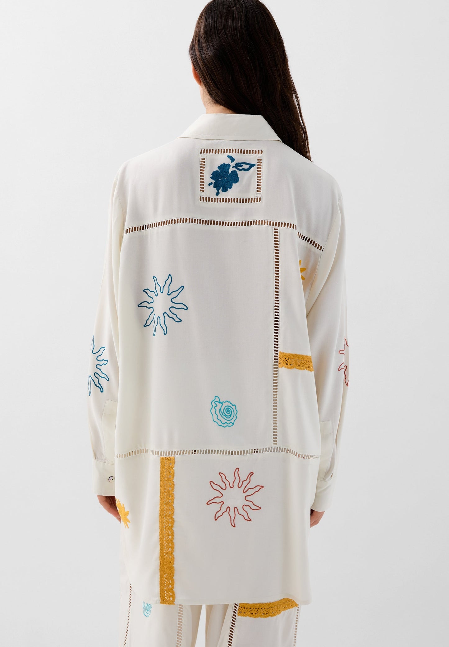 RELAXED EMBROIDERED SHIRT | ROBIN X SCALPERS