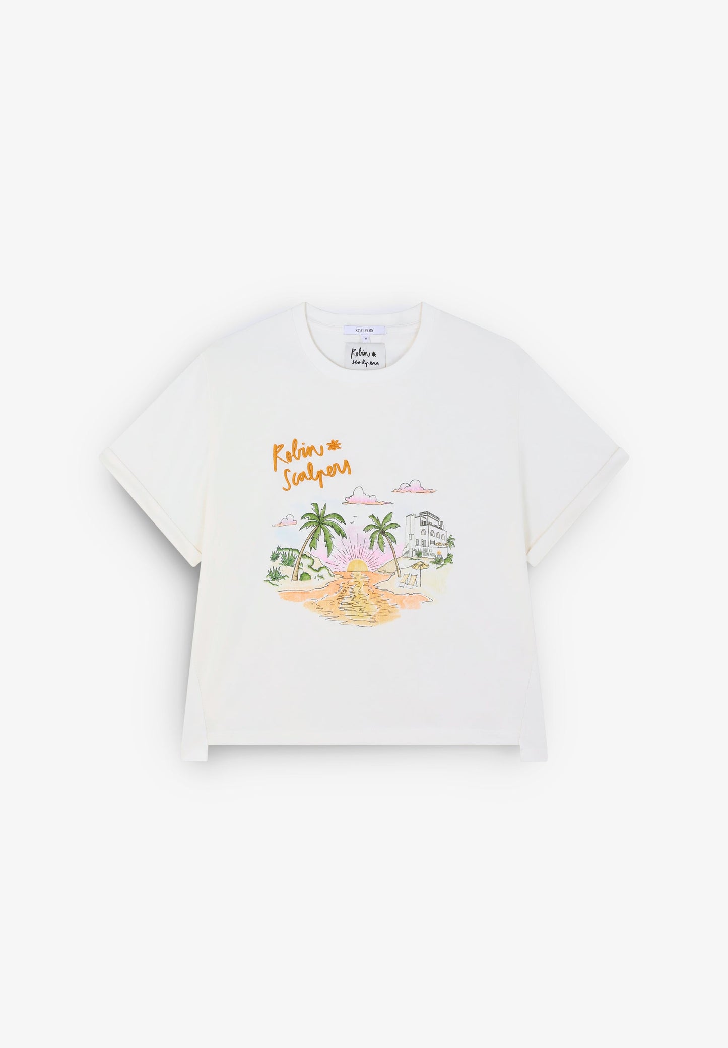 EMBROIDERED PRINT T-SHIRT | ROBIN X SCALPERS