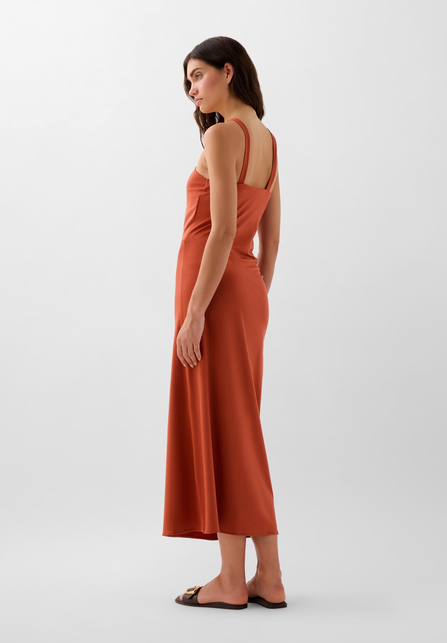 ASYMMETRIC MIDI DRESS | ROBIN X SCALPERS