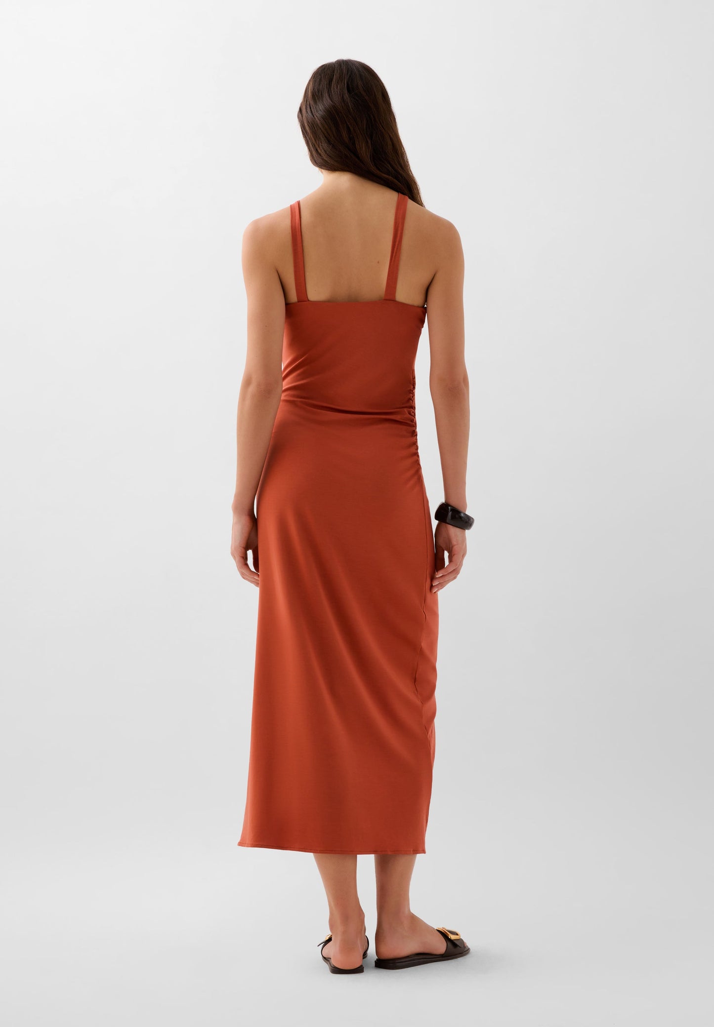 ASYMMETRIC MIDI DRESS | ROBIN X SCALPERS
