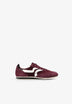CONTRAST SUEDE SNEAKERS