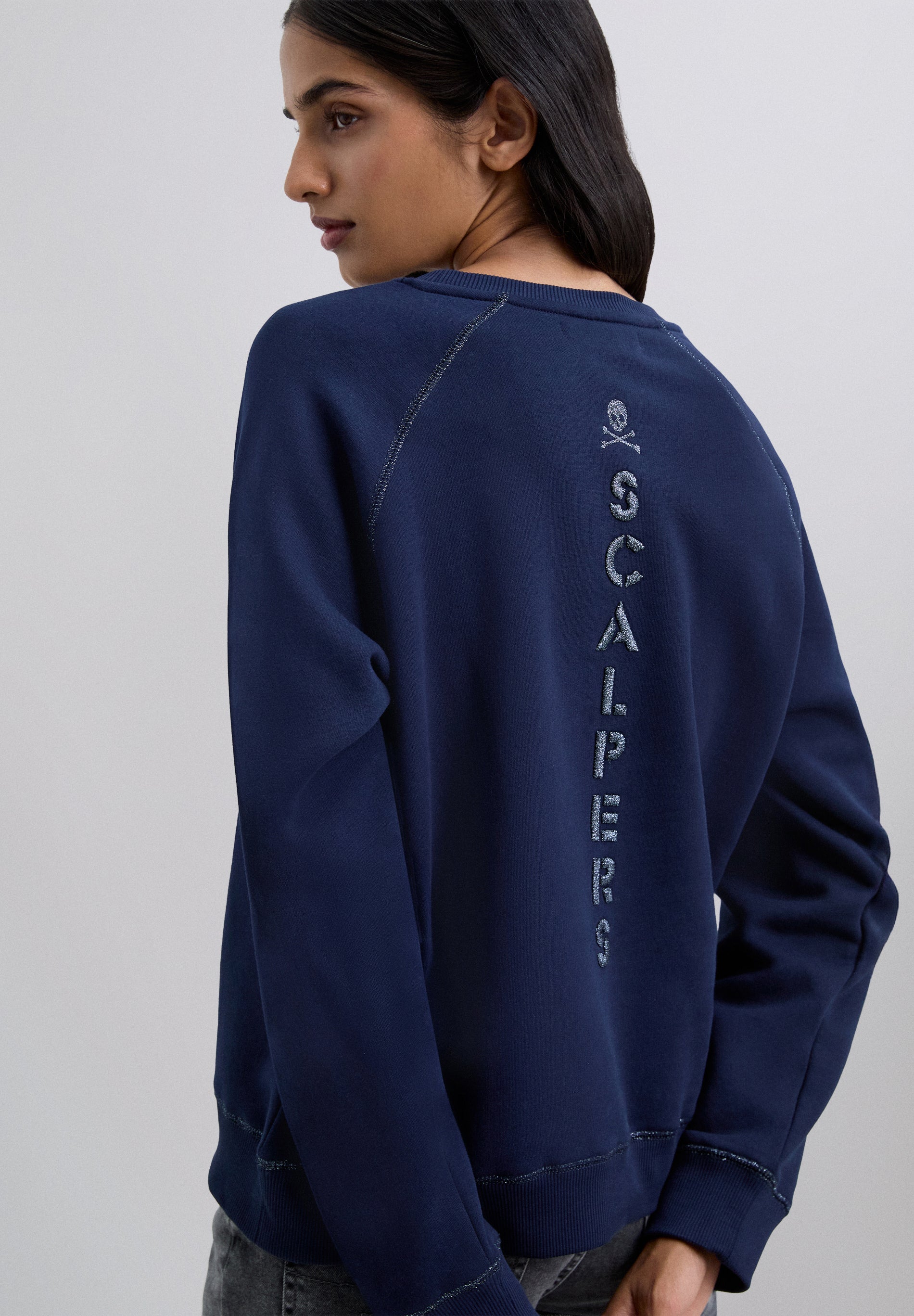 SWEATSHIRT WITH BACK EMBROIDERED LOGO