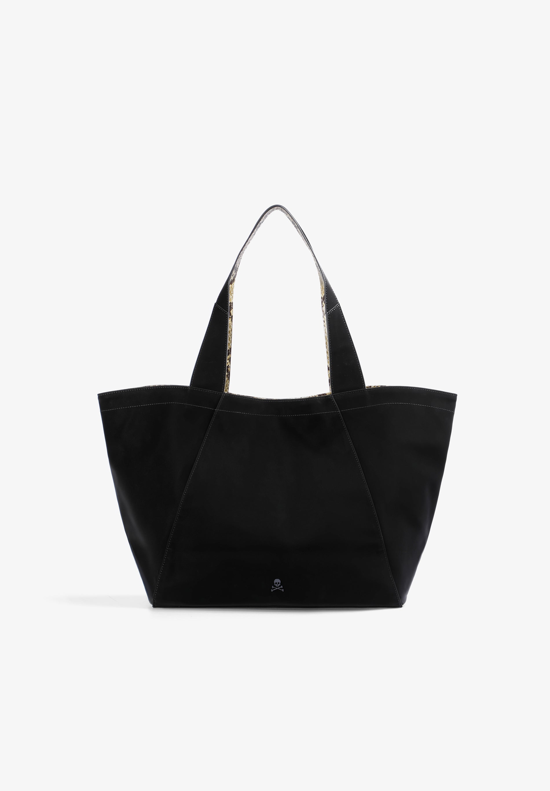 ANIMAL PRINT DETAIL SHOPPER BAG