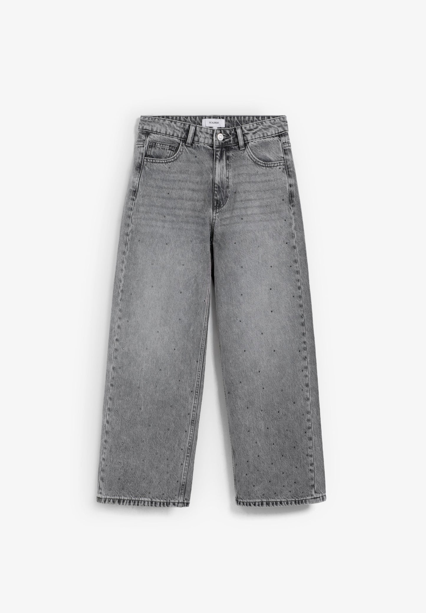 STRAIGHT JEANS WITH STUDS