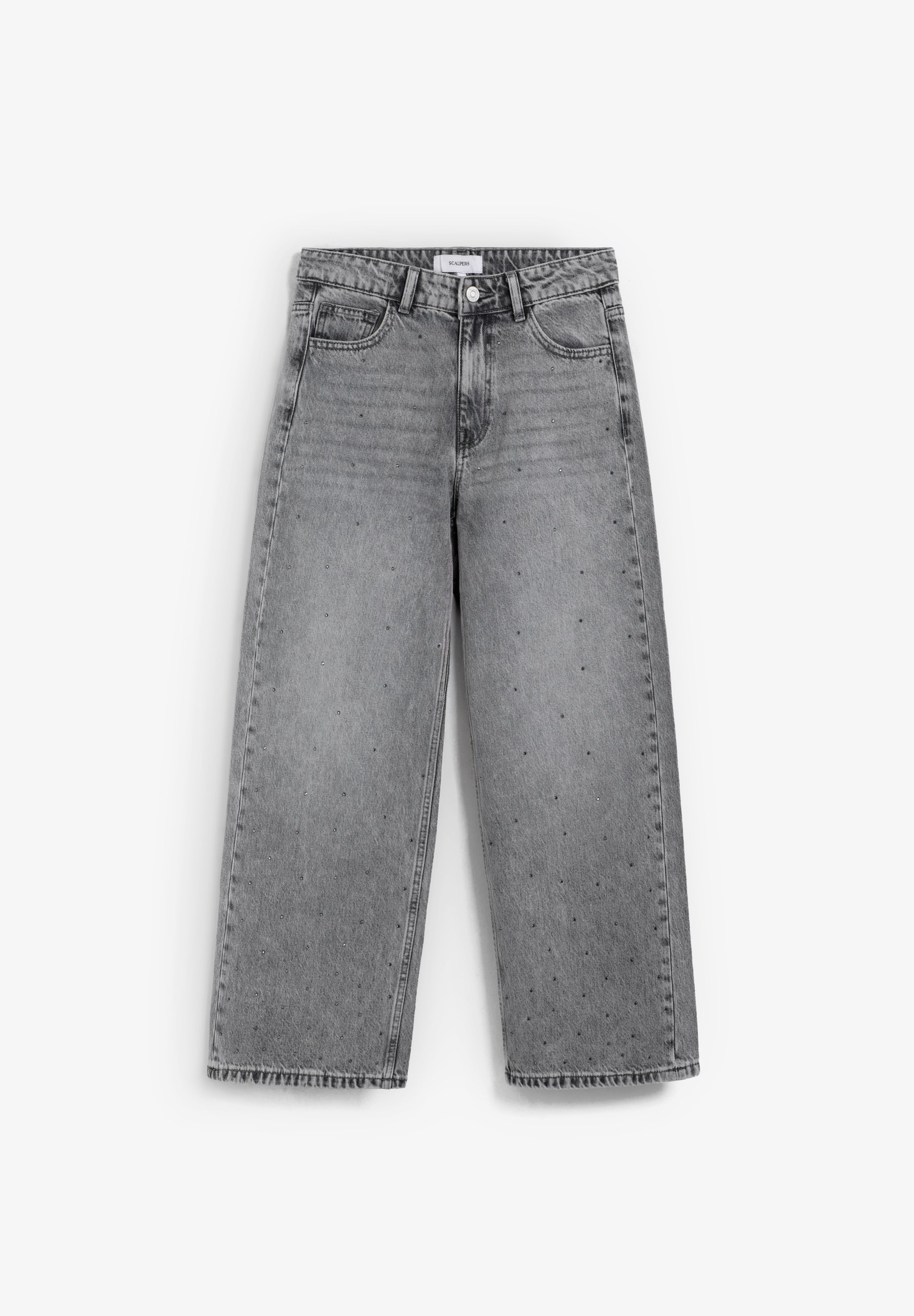 STRAIGHT JEANS WITH STUDS