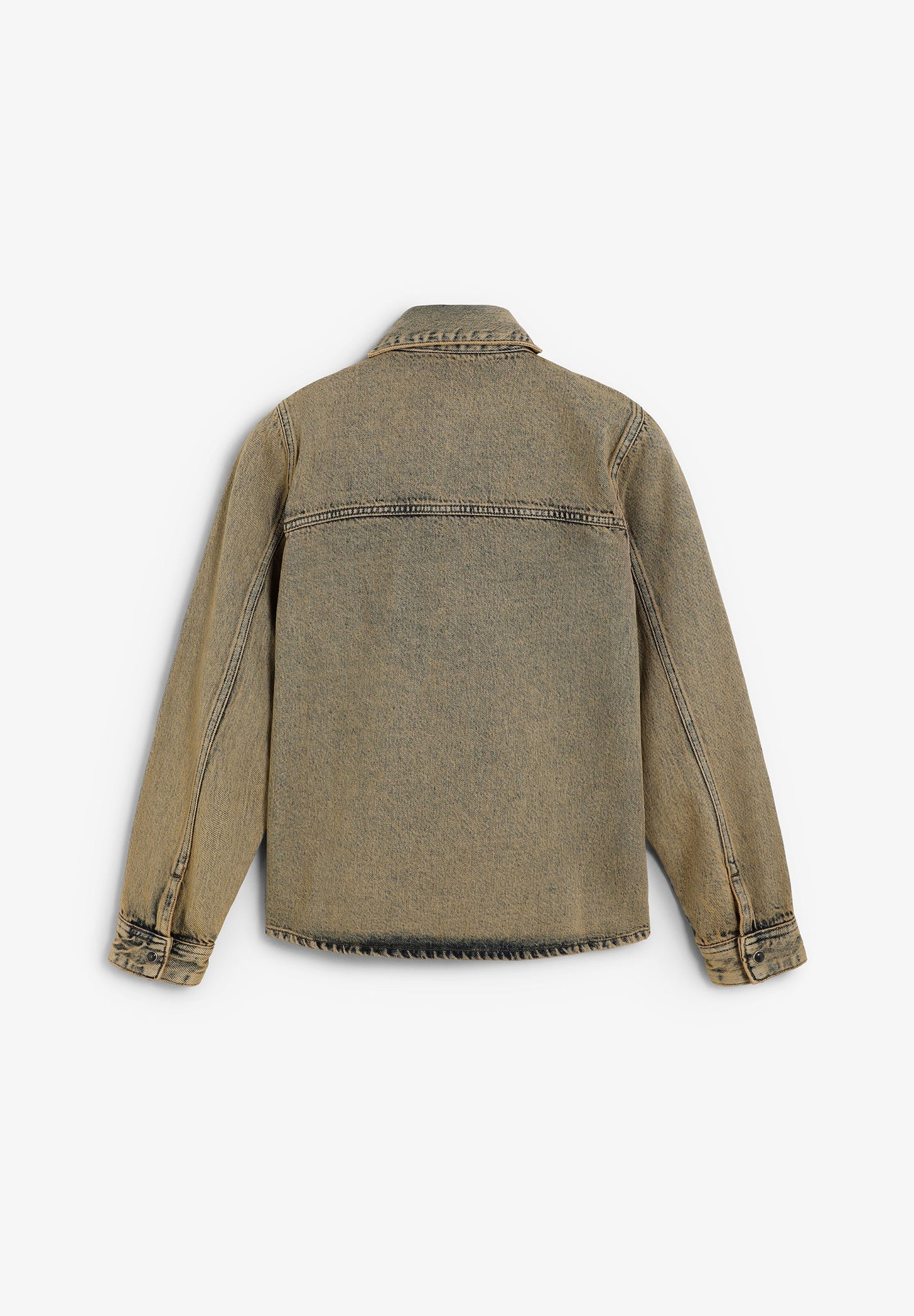 SCSCALLOPWASHED DENIM SHIRT