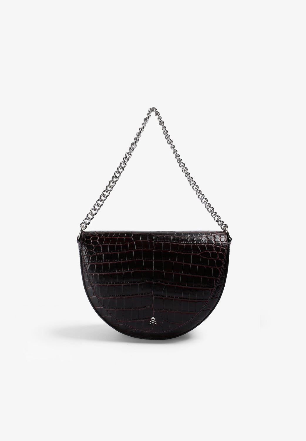 BOLSO PIEL GRABADA CADENA - Scalpers