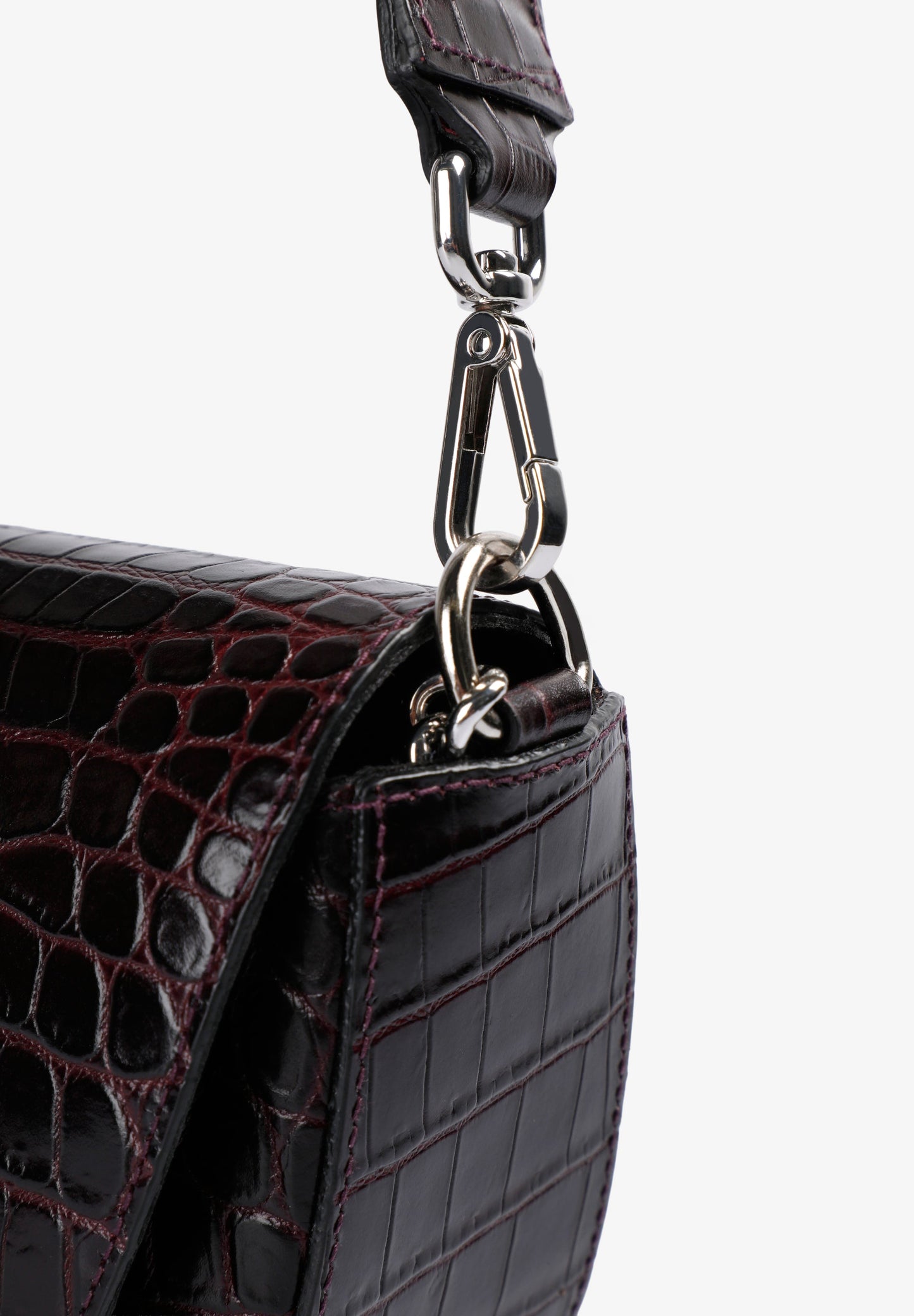 BOLSO PIEL GRABADA CADENA - Scalpers