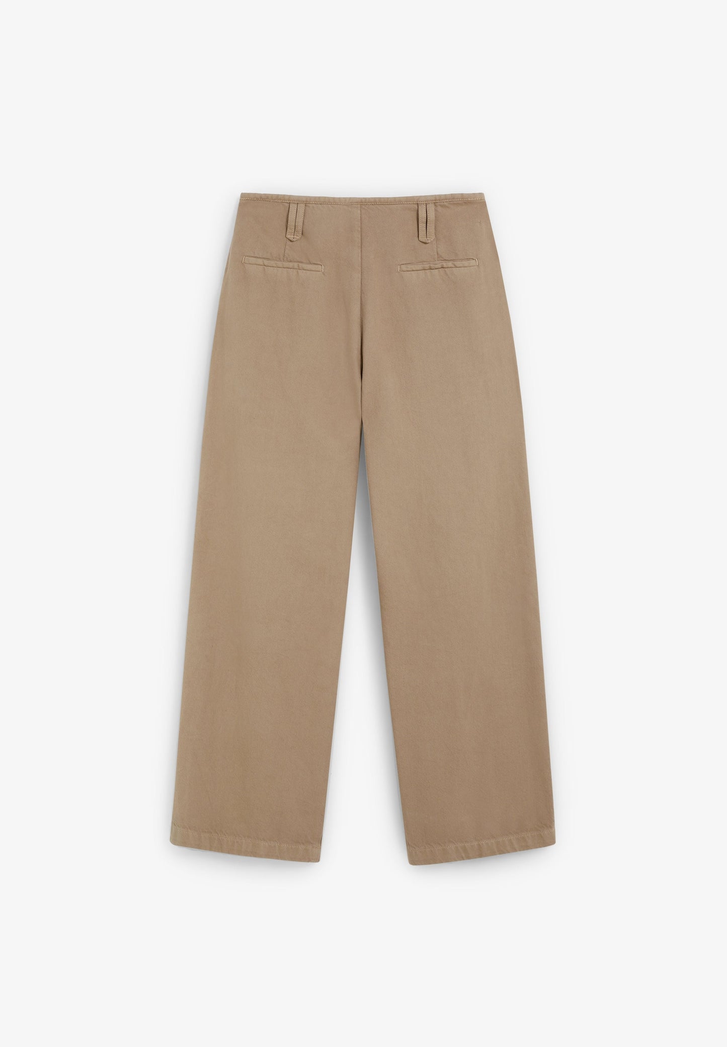 DARTED COTTON TROUSERS