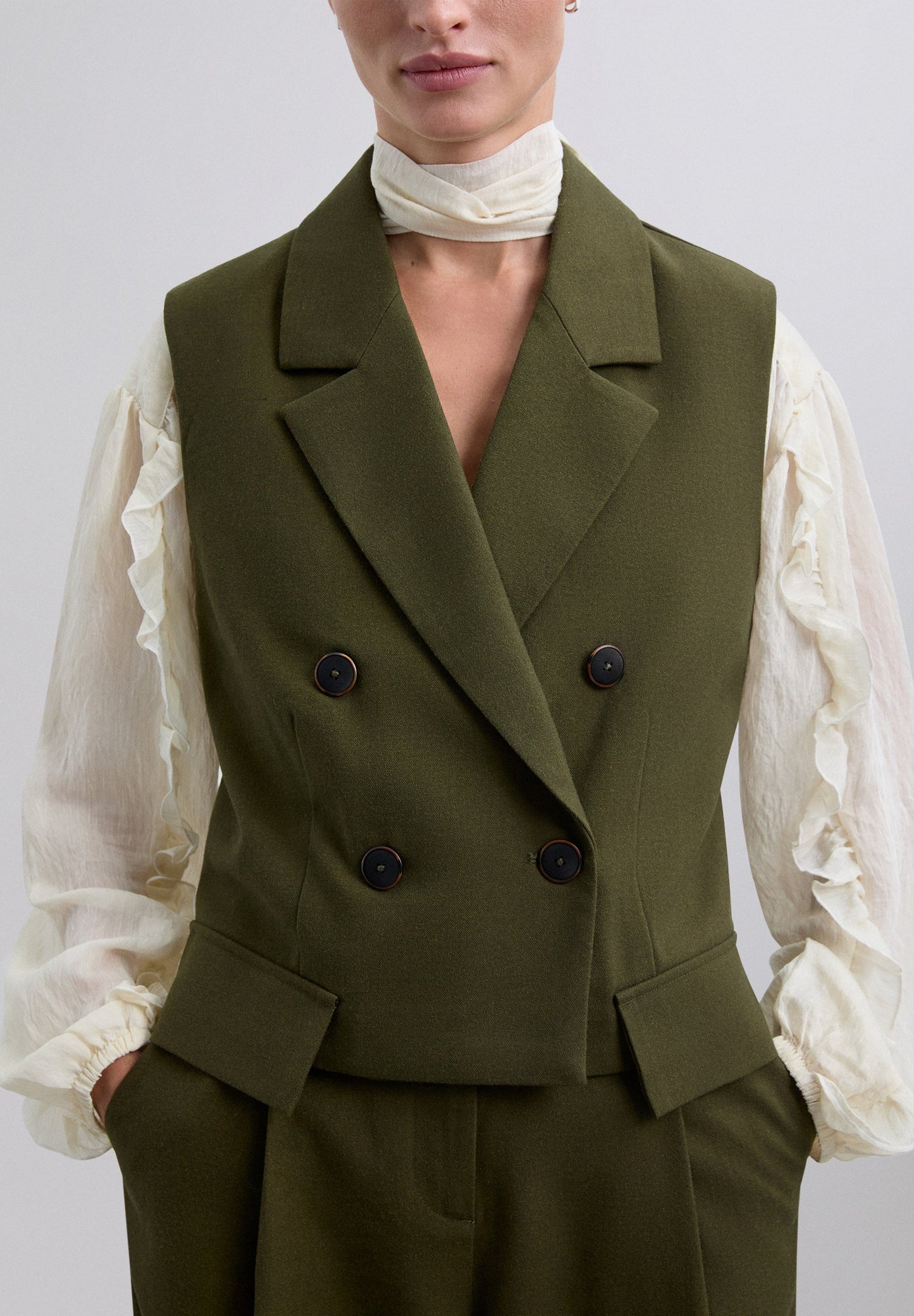 CROPPED DETACHABLE BLAZER