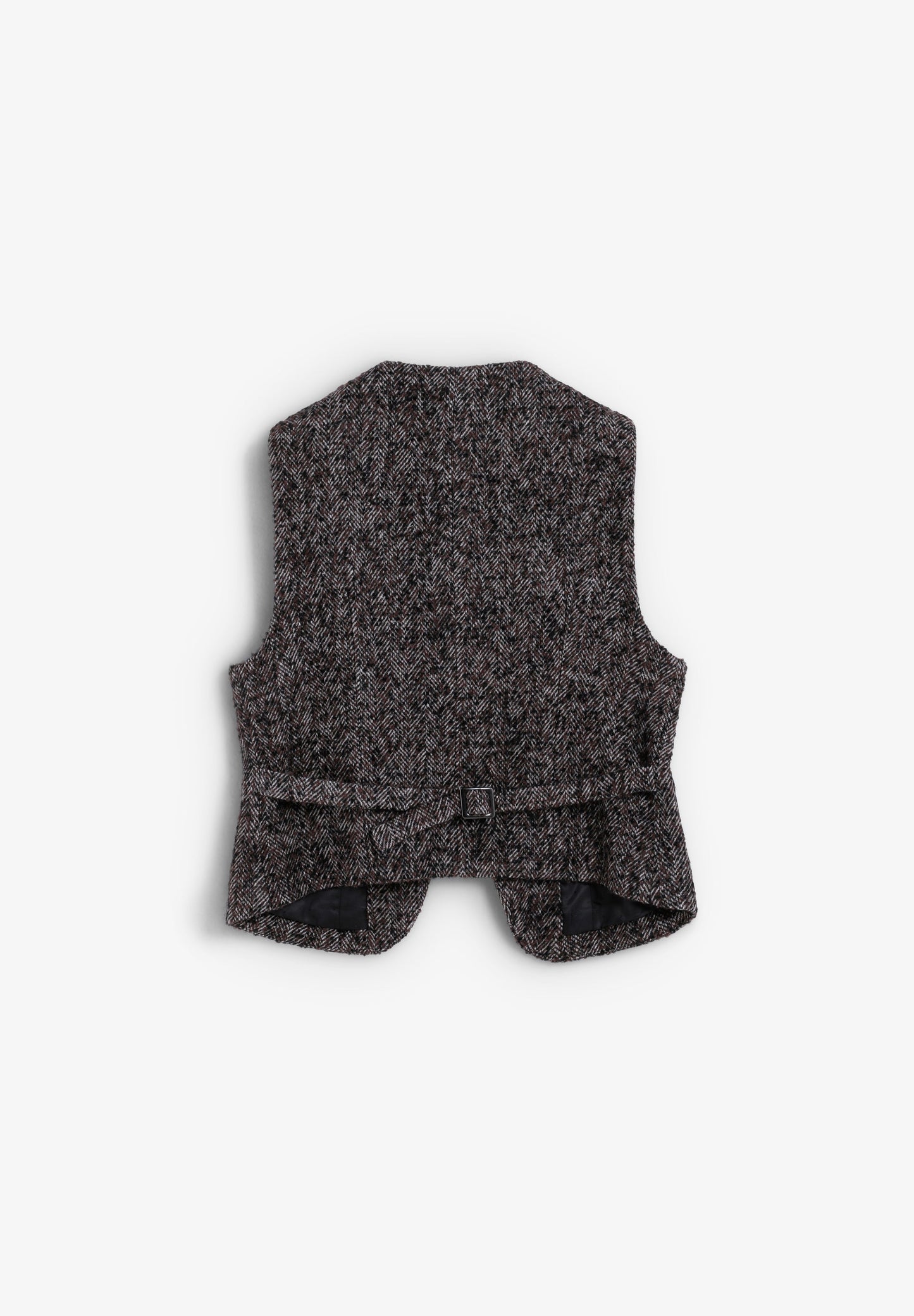 FITTED HERRINGBONE WAISTCOAT