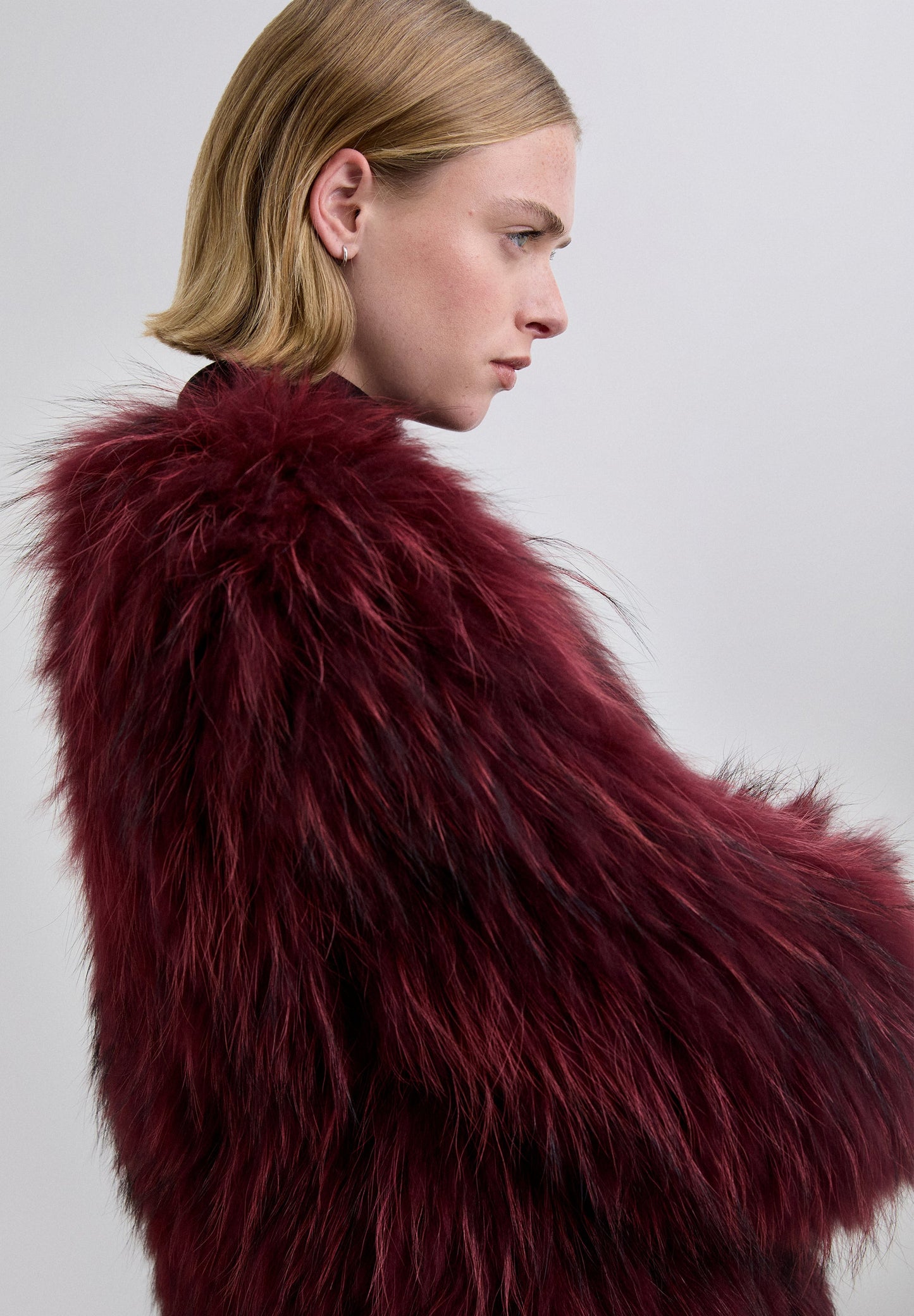 NATURAL RACOON JACKET