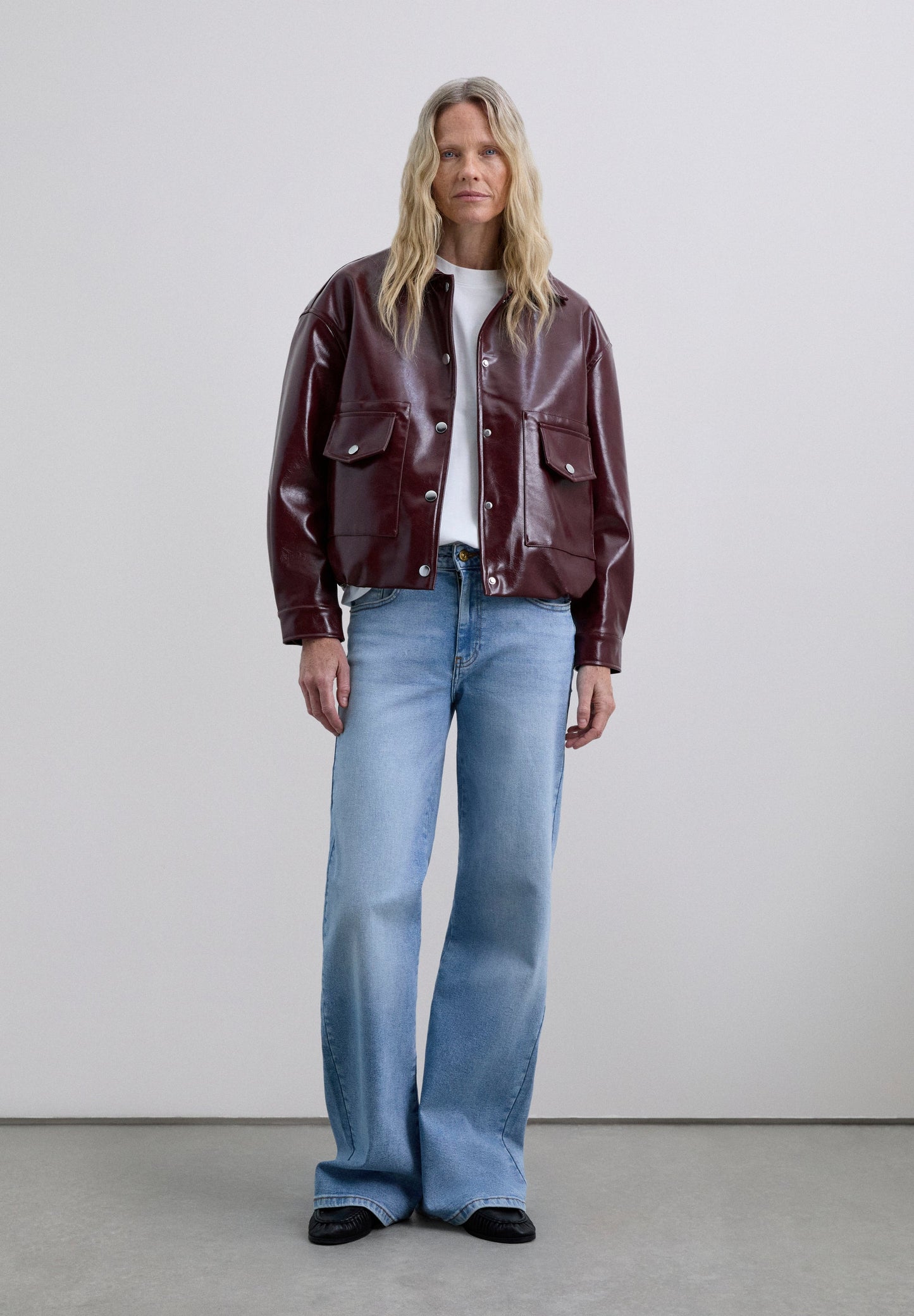 JACKET WITH SHIRT COLLAR